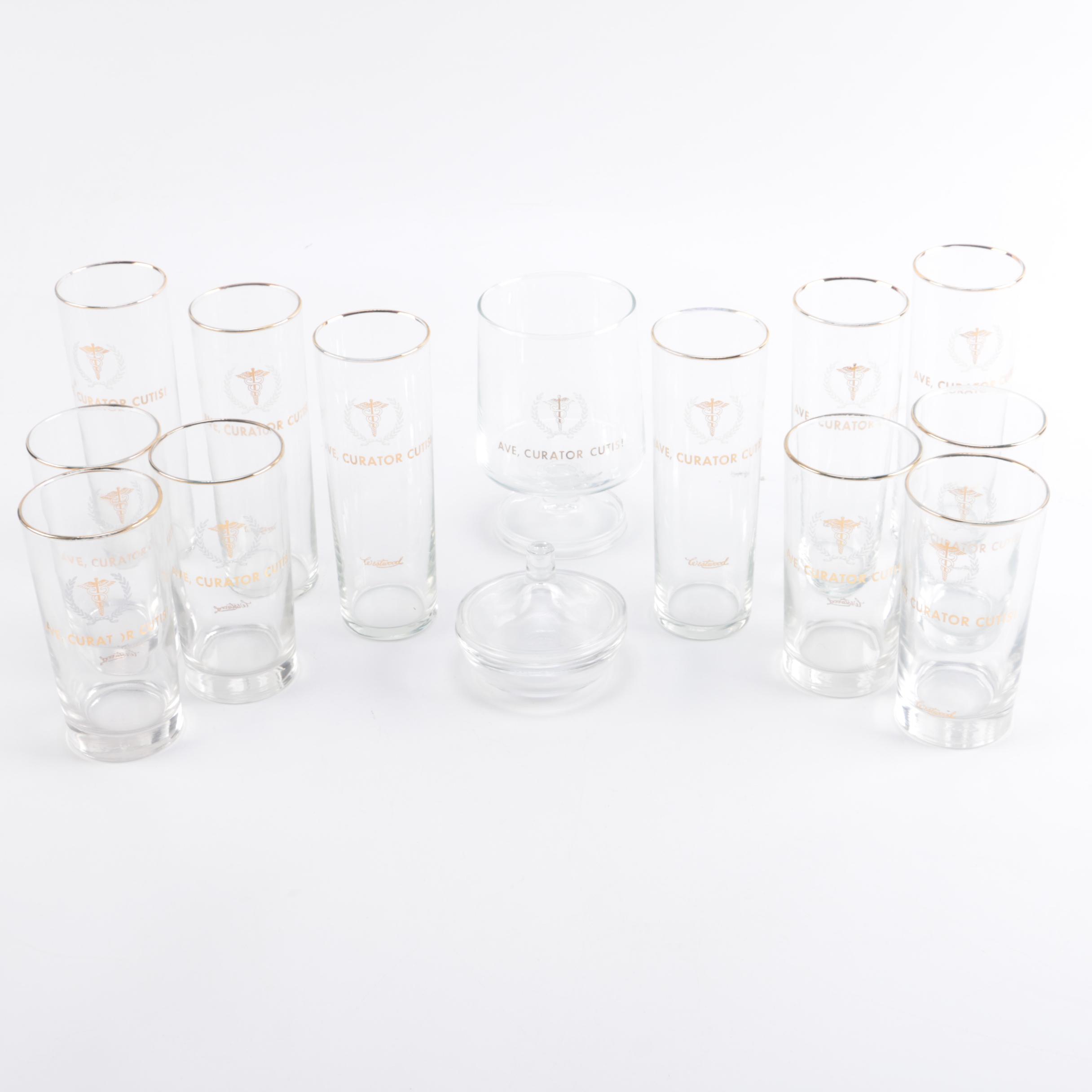 Collection of Vintage Pharmaceutical Barware