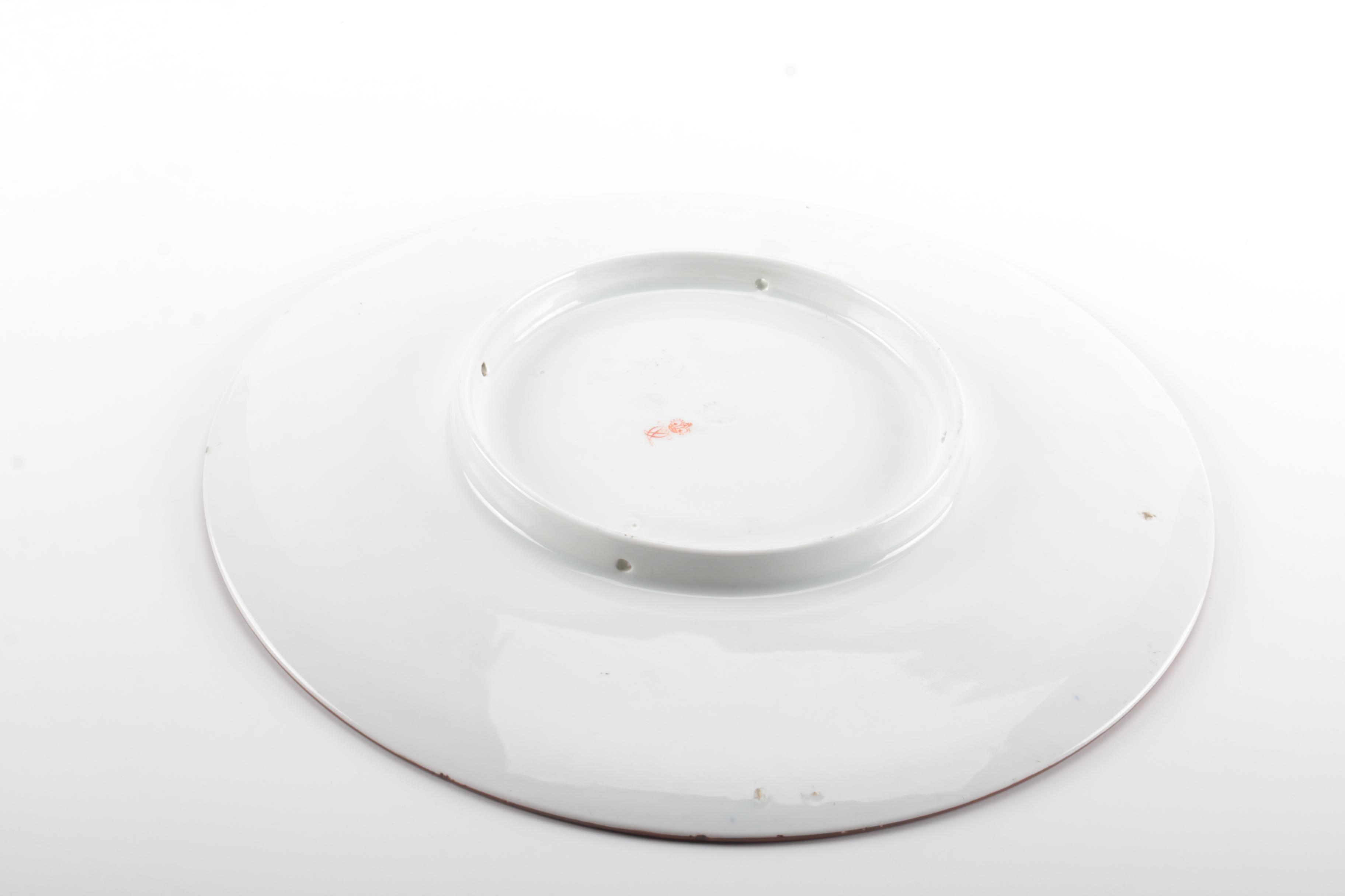 Circa 1880 Derby Crown Ceramic Collector's Plate