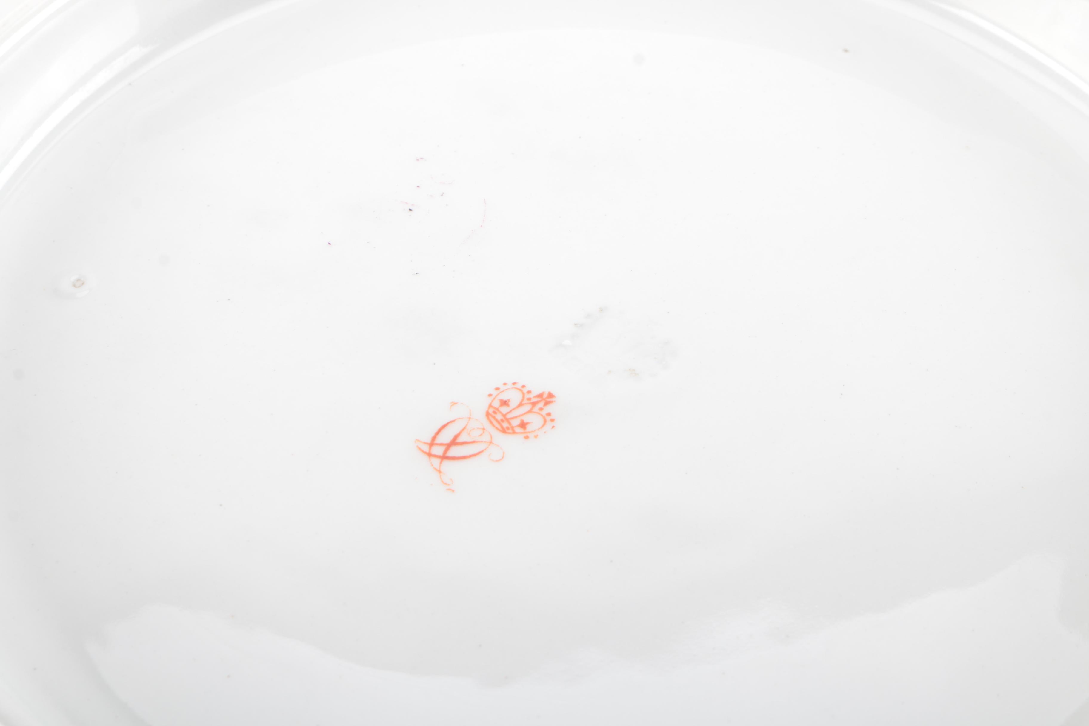 Circa 1880 Derby Crown Ceramic Collector's Plate