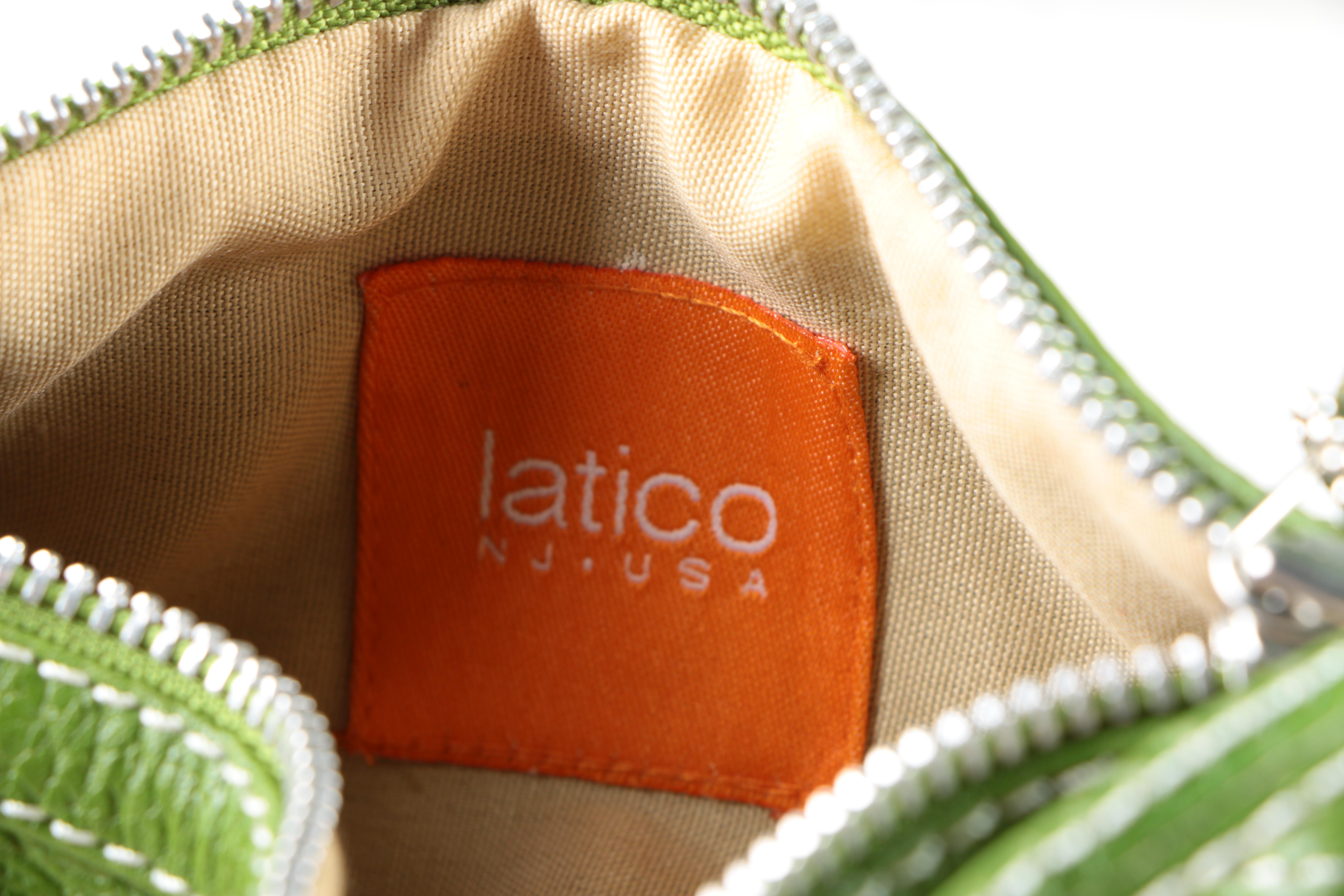 Latico Contrast Stitch Leather Shoulder Handbag