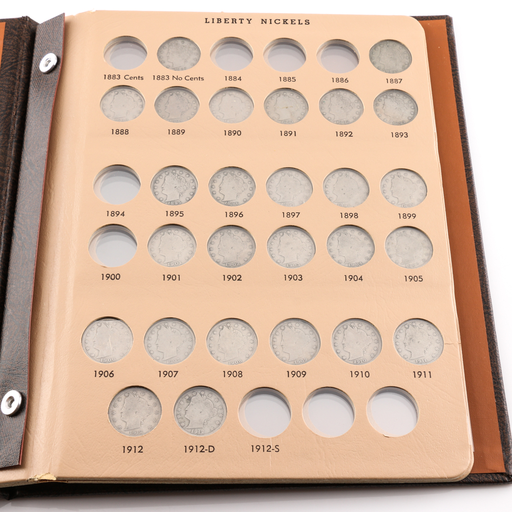 Partial Set of Liberty Head Nickels