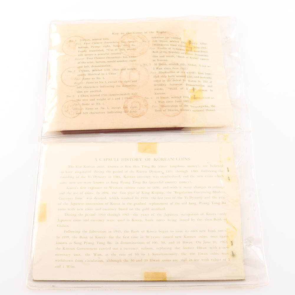 British and Korean Coin Sets