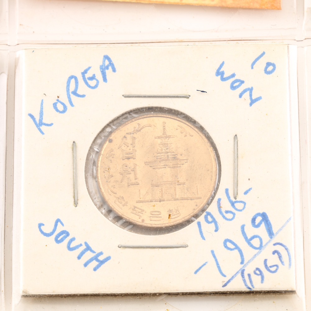 Obsolete and Modern Korean Coin Set