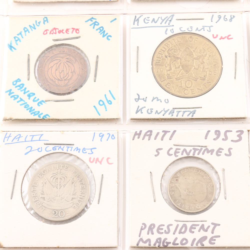 Assortment of Foreign Coins 1841-1971