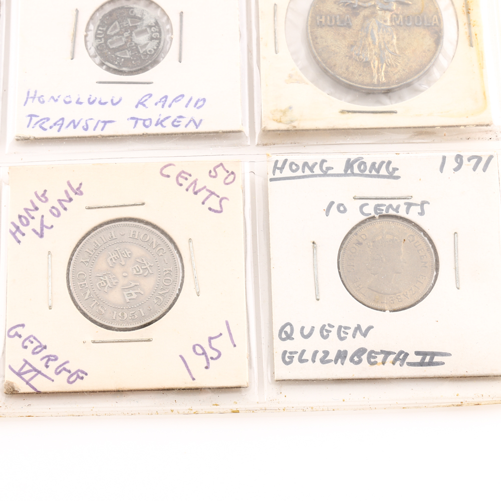 Assortment of Foreign Coins 1841-1971