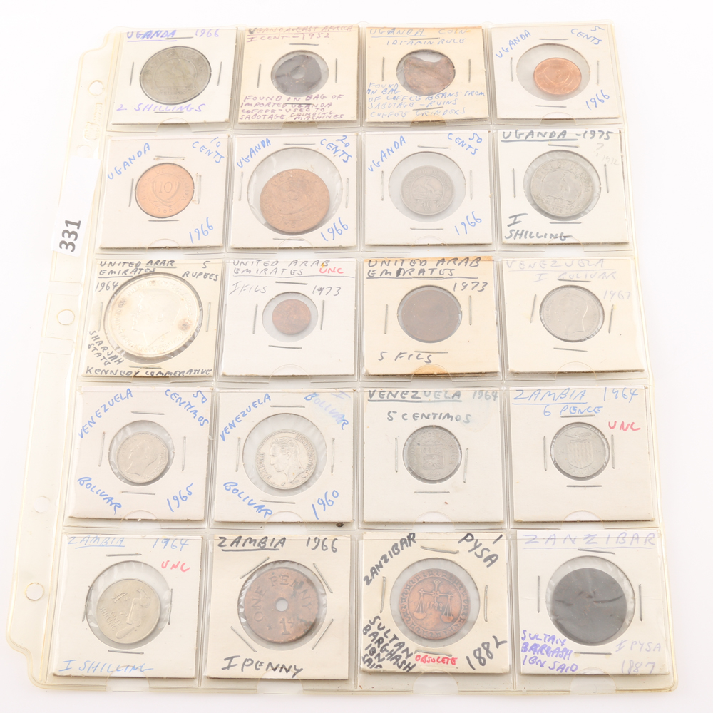 Collection of Assorted Foreign Coins