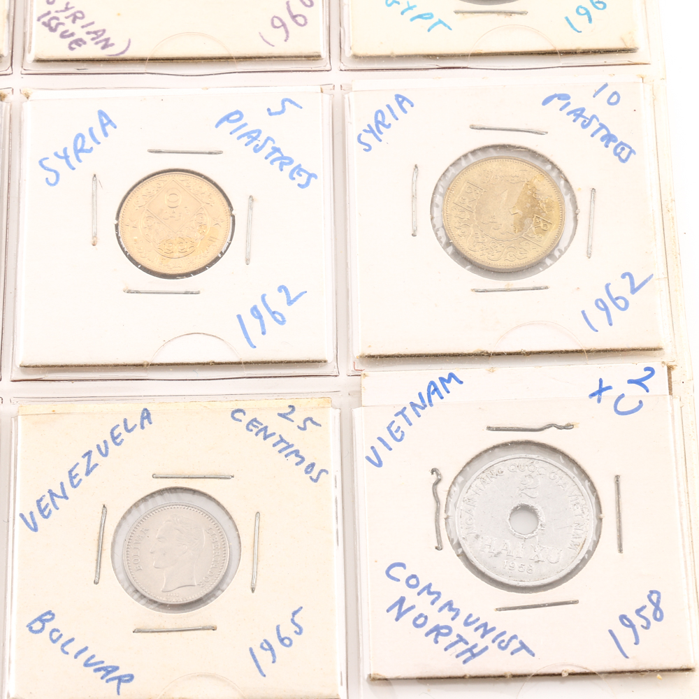 Assortment of Foreign Coins 1958-1967