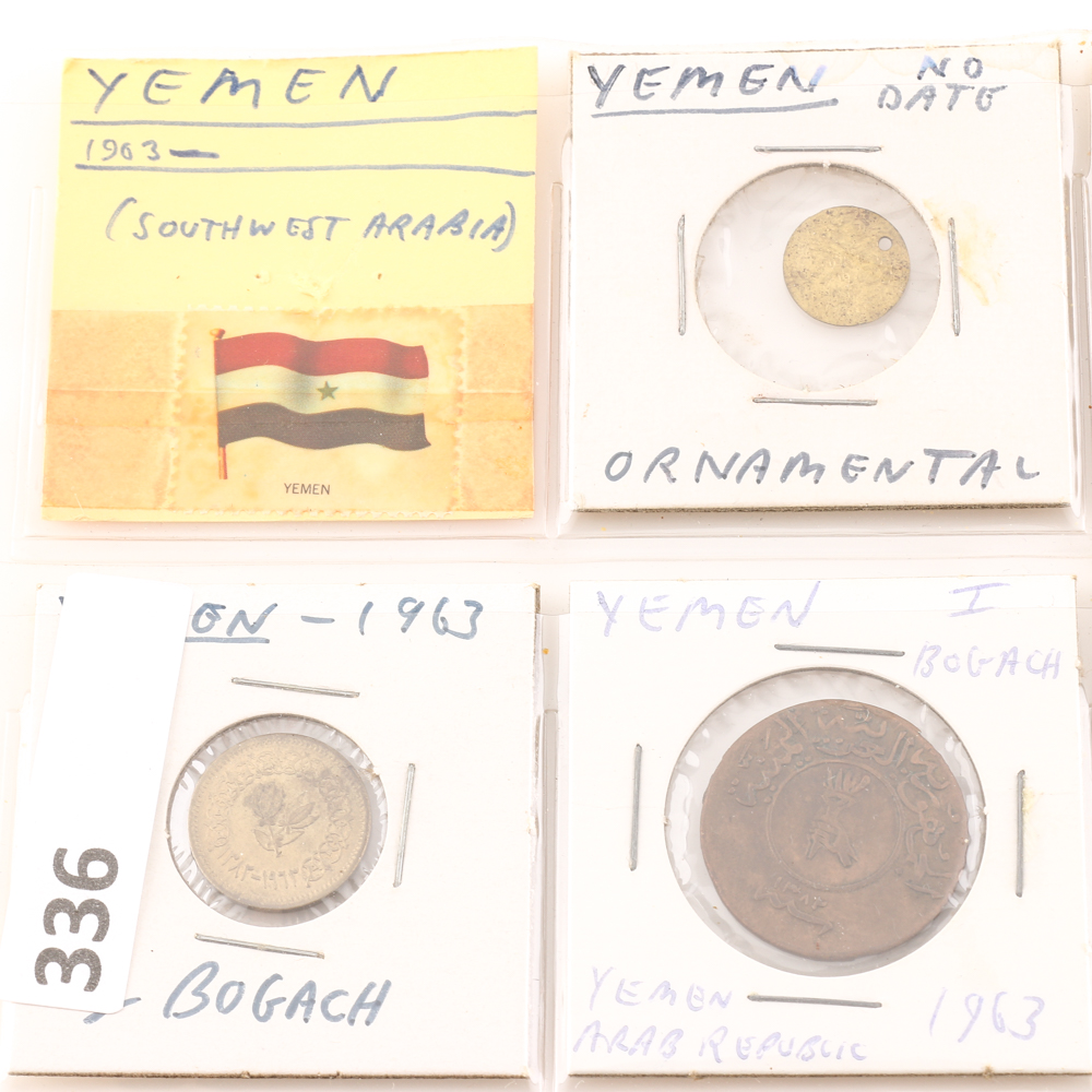 Assorted Coins From Yemen and Yugoslavia