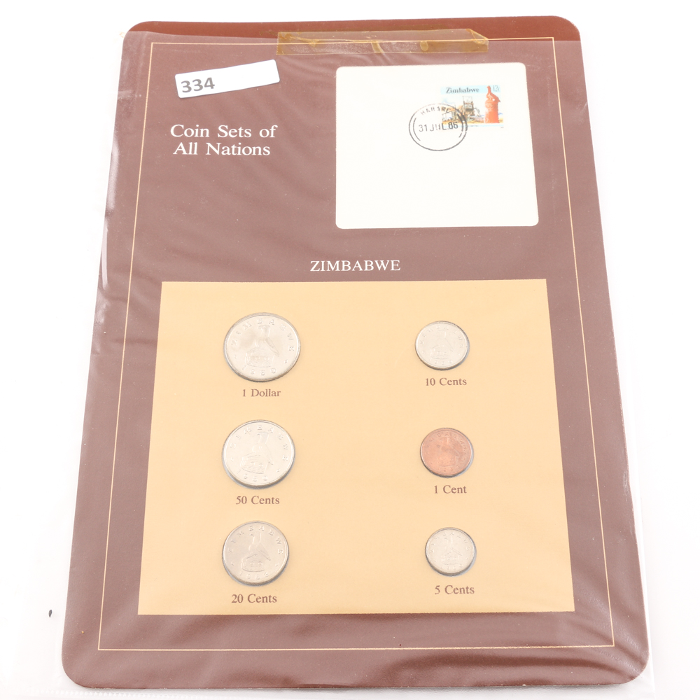 1980 Zimbabwe Coin Set