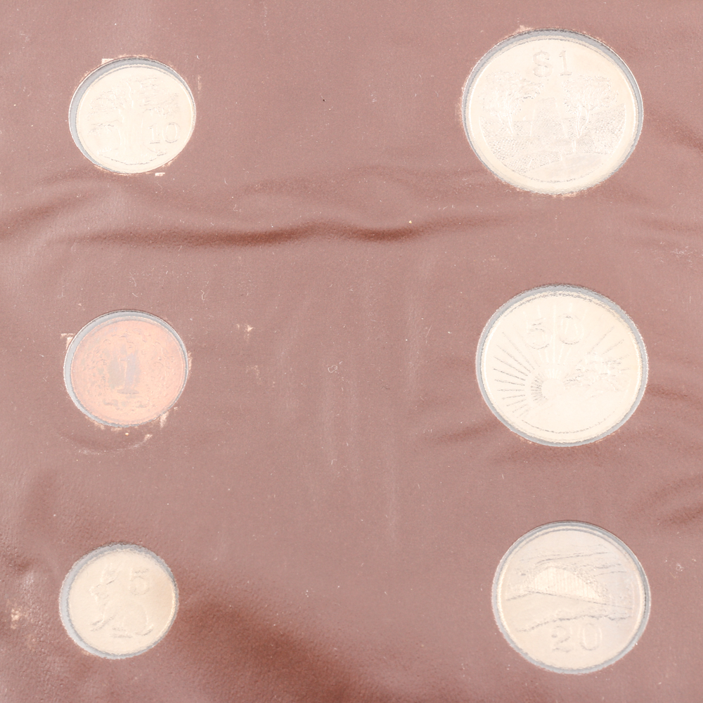 1980 Zimbabwe Coin Set