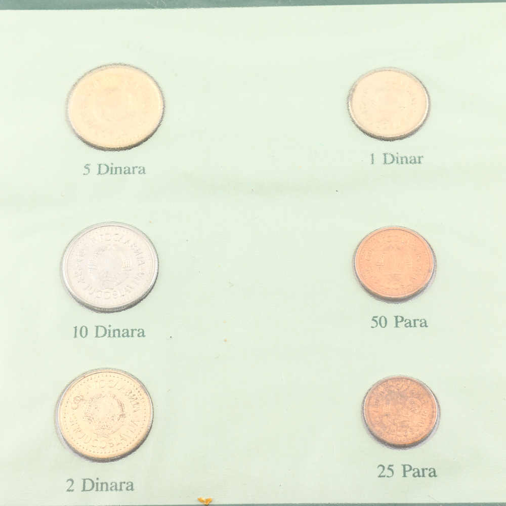 1982 Socialist Federal Republic of Yugoslavia Coin Set