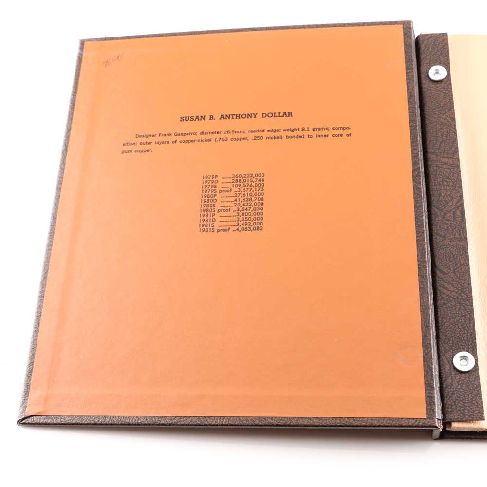 Partial Set of Susan B. Anthony Dollars