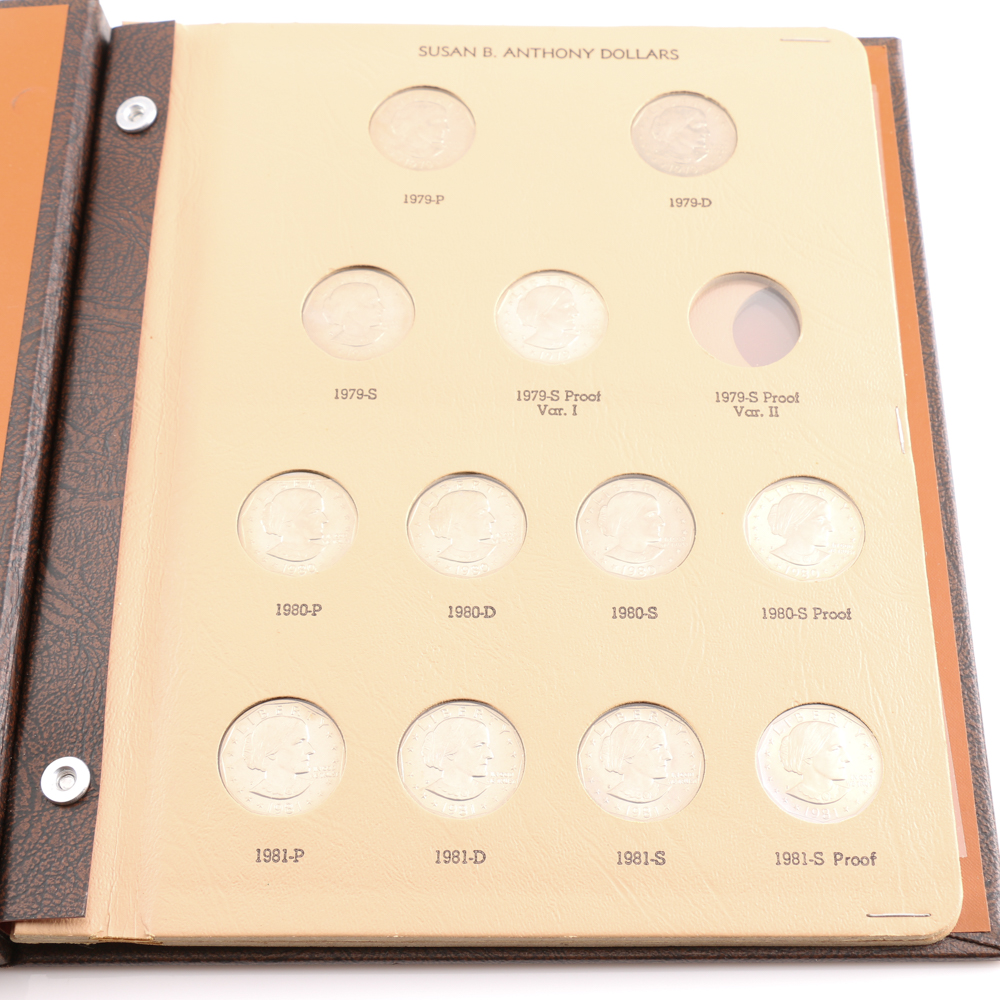 Partial Set of Susan B. Anthony Dollars