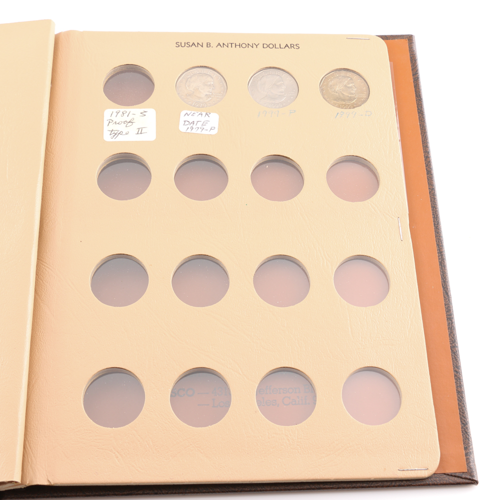 Partial Set of Susan B. Anthony Dollars