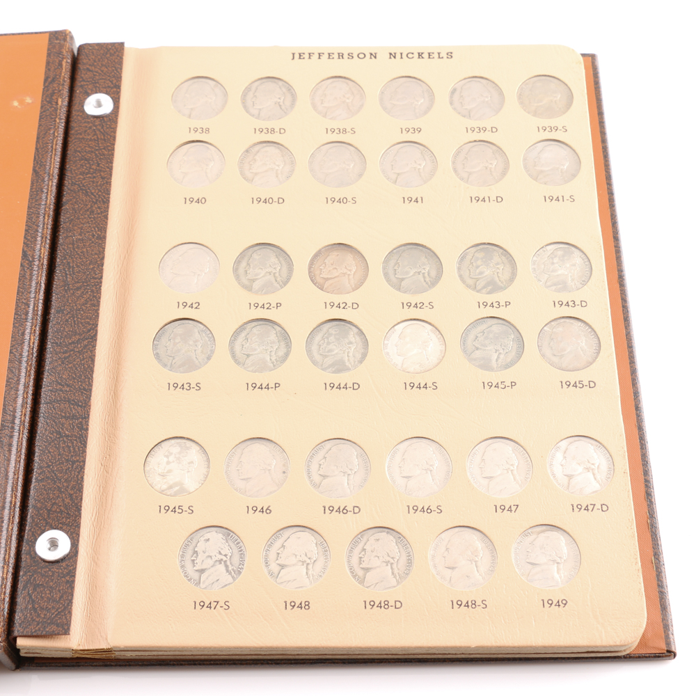 Partial Set of Jefferson Nickels