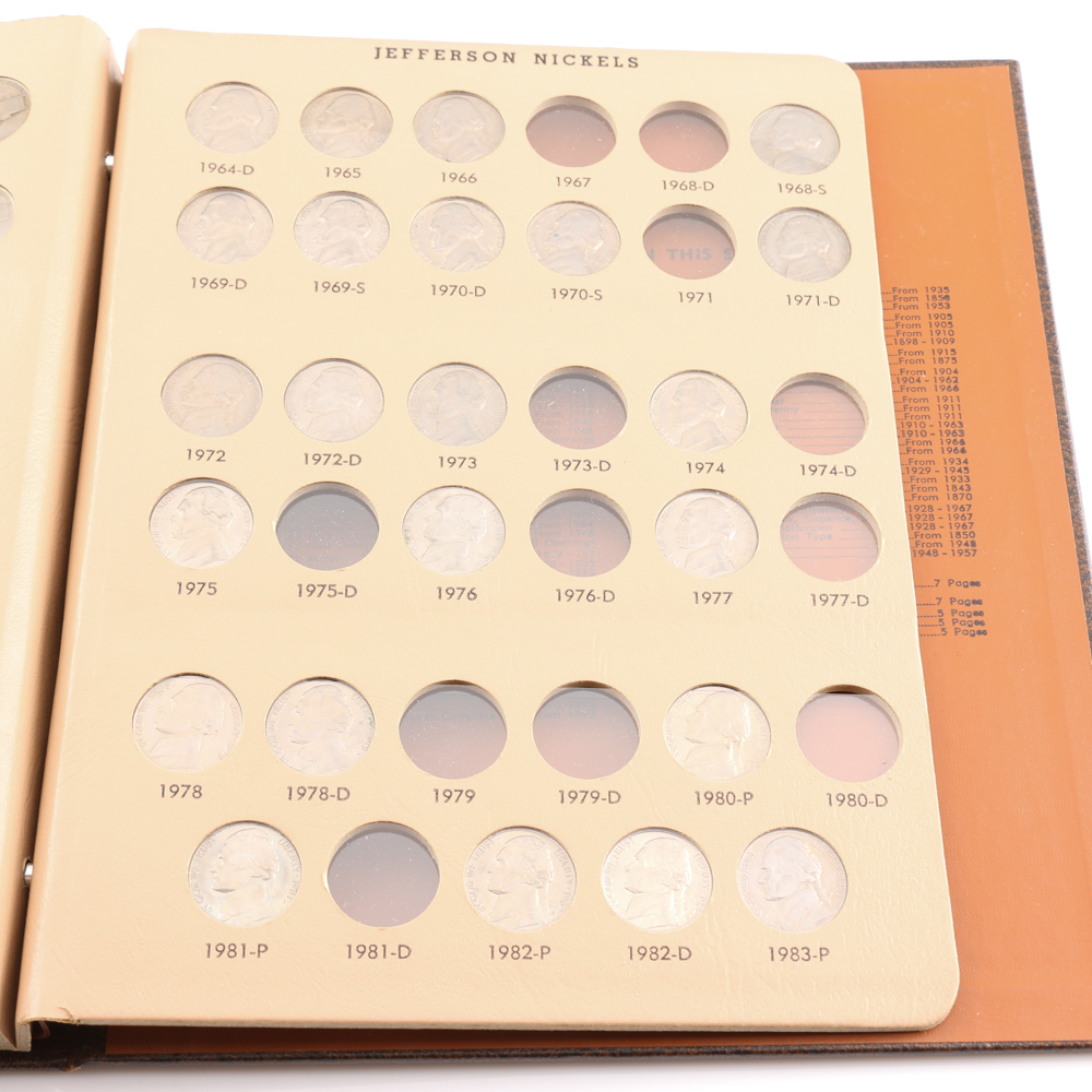 Partial Set of Jefferson Nickels