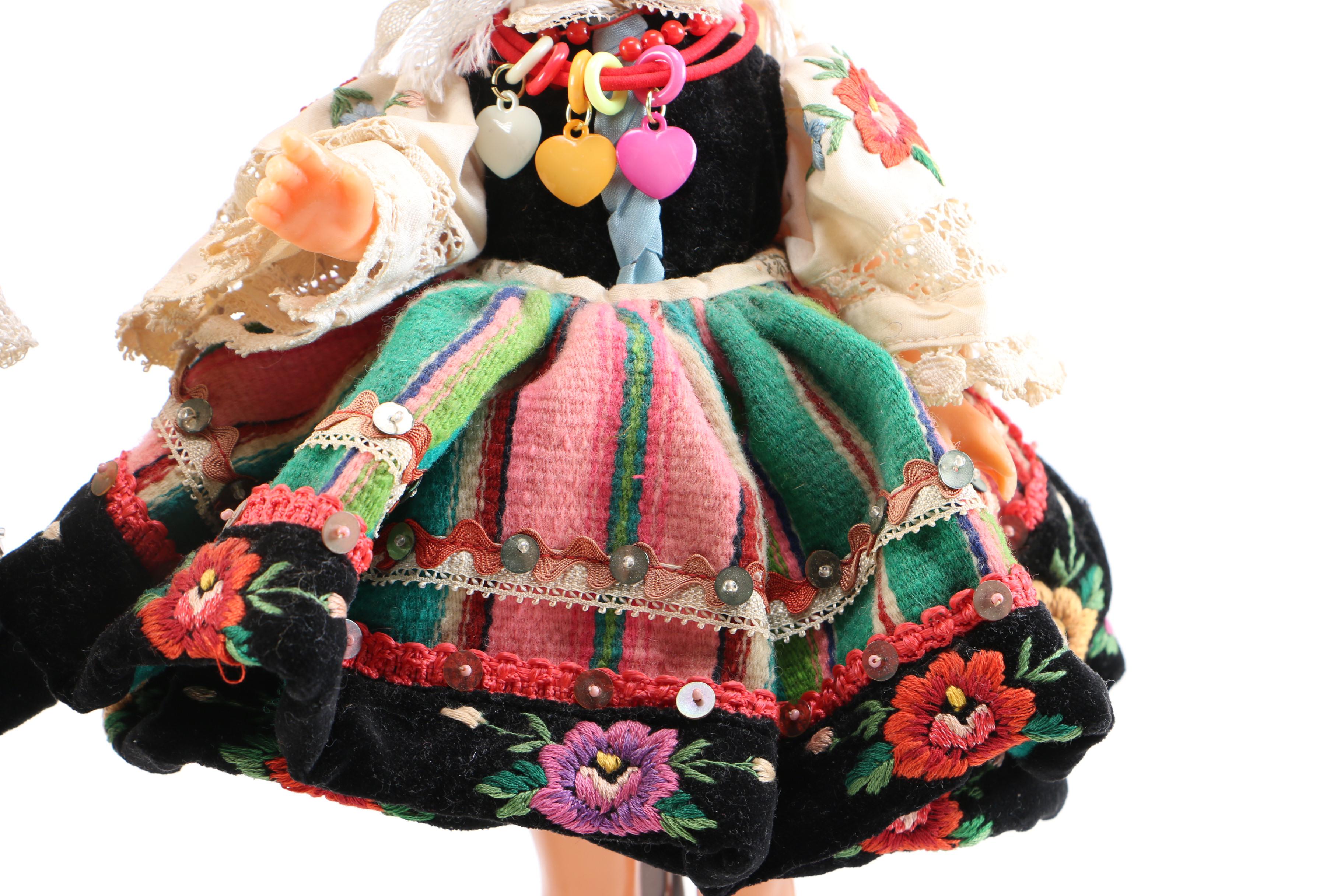 Trio of European Themed Dolls