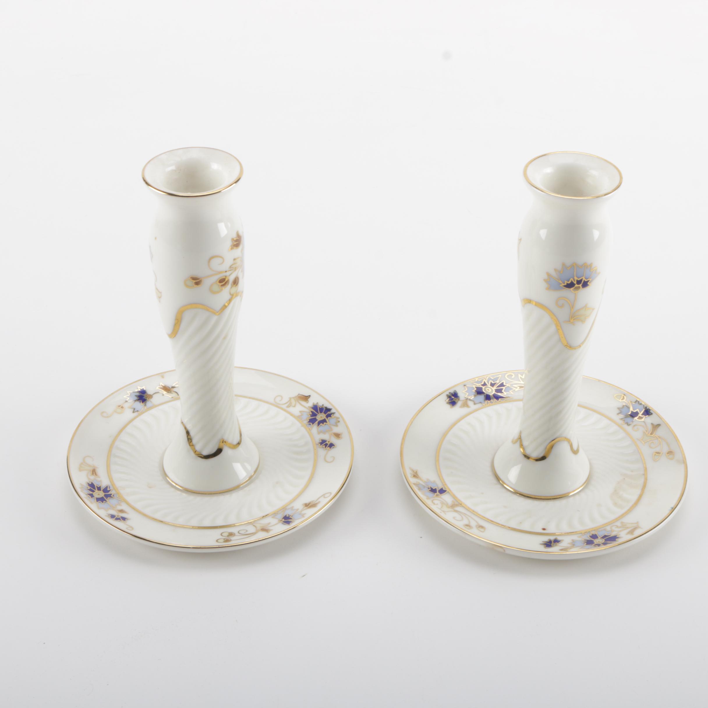 Zsolnay Porcelain Candle Holders
