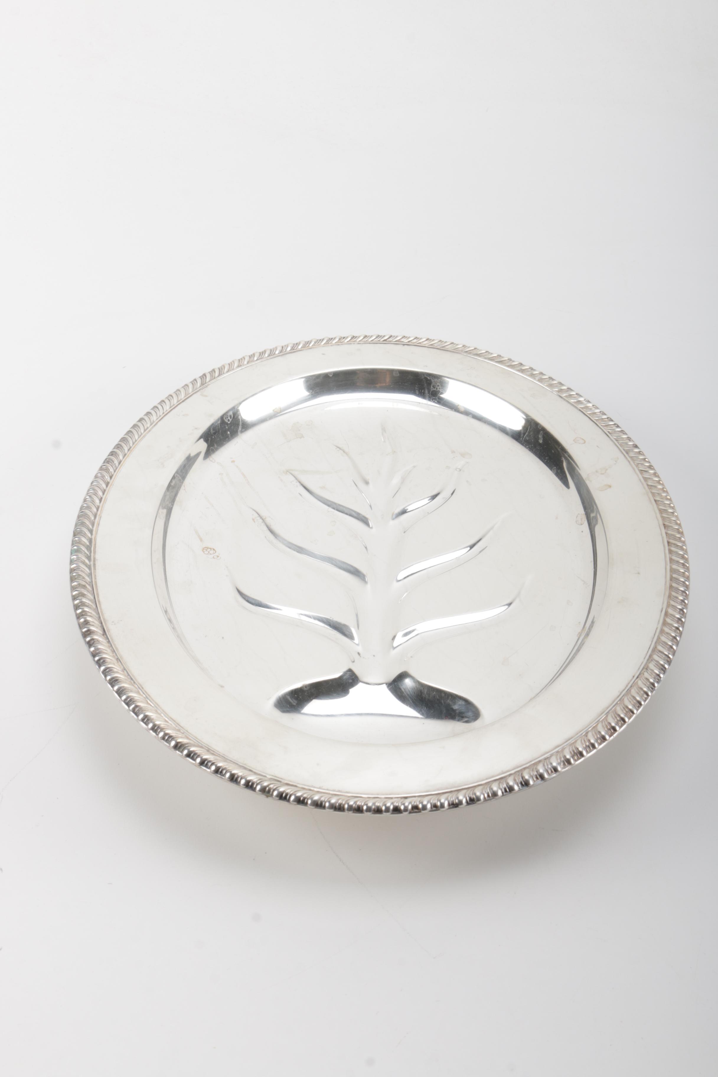 Two Wm. Rogers Silver-Plated Platters