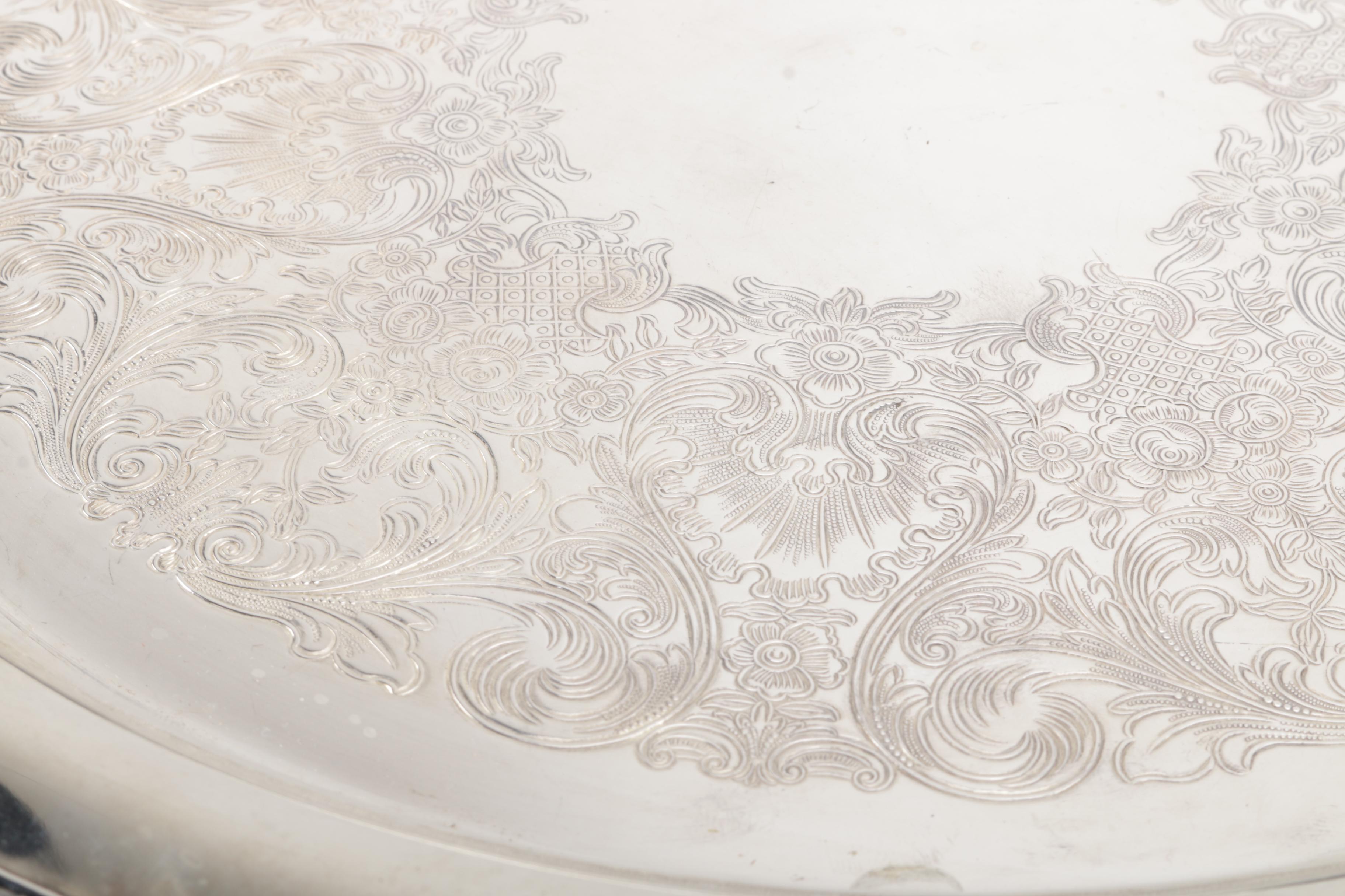 Two Wm. Rogers Silver-Plated Platters