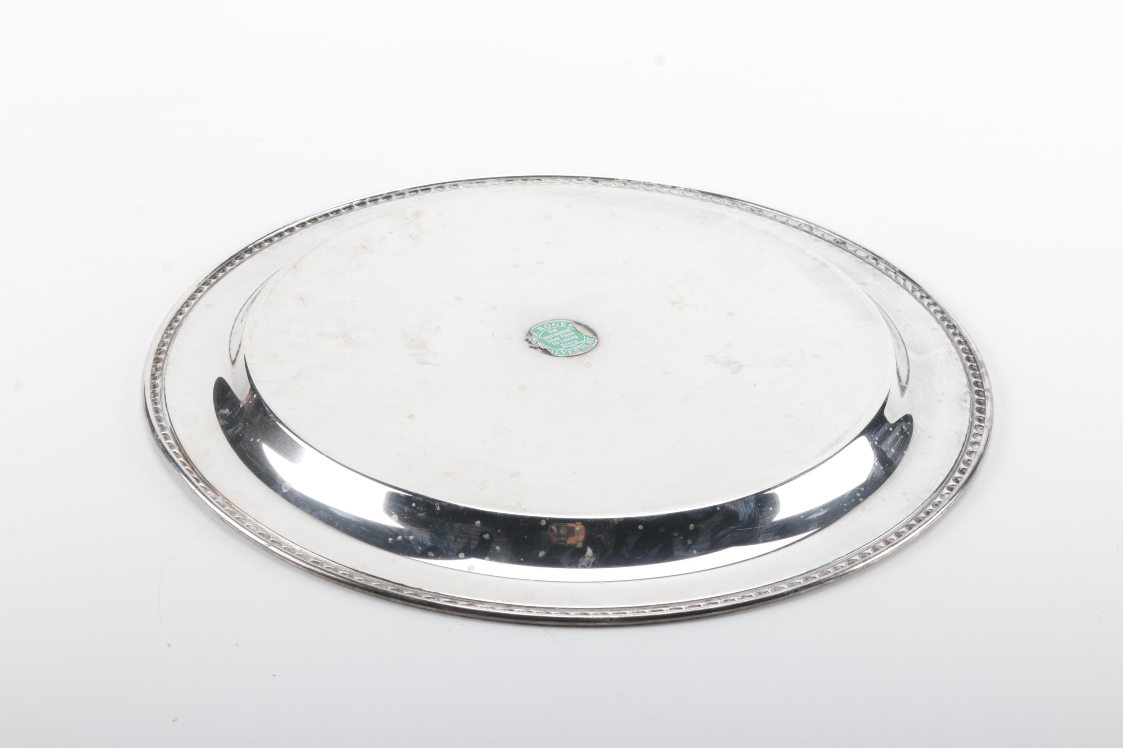 Two Wm. Rogers Silver-Plated Platters