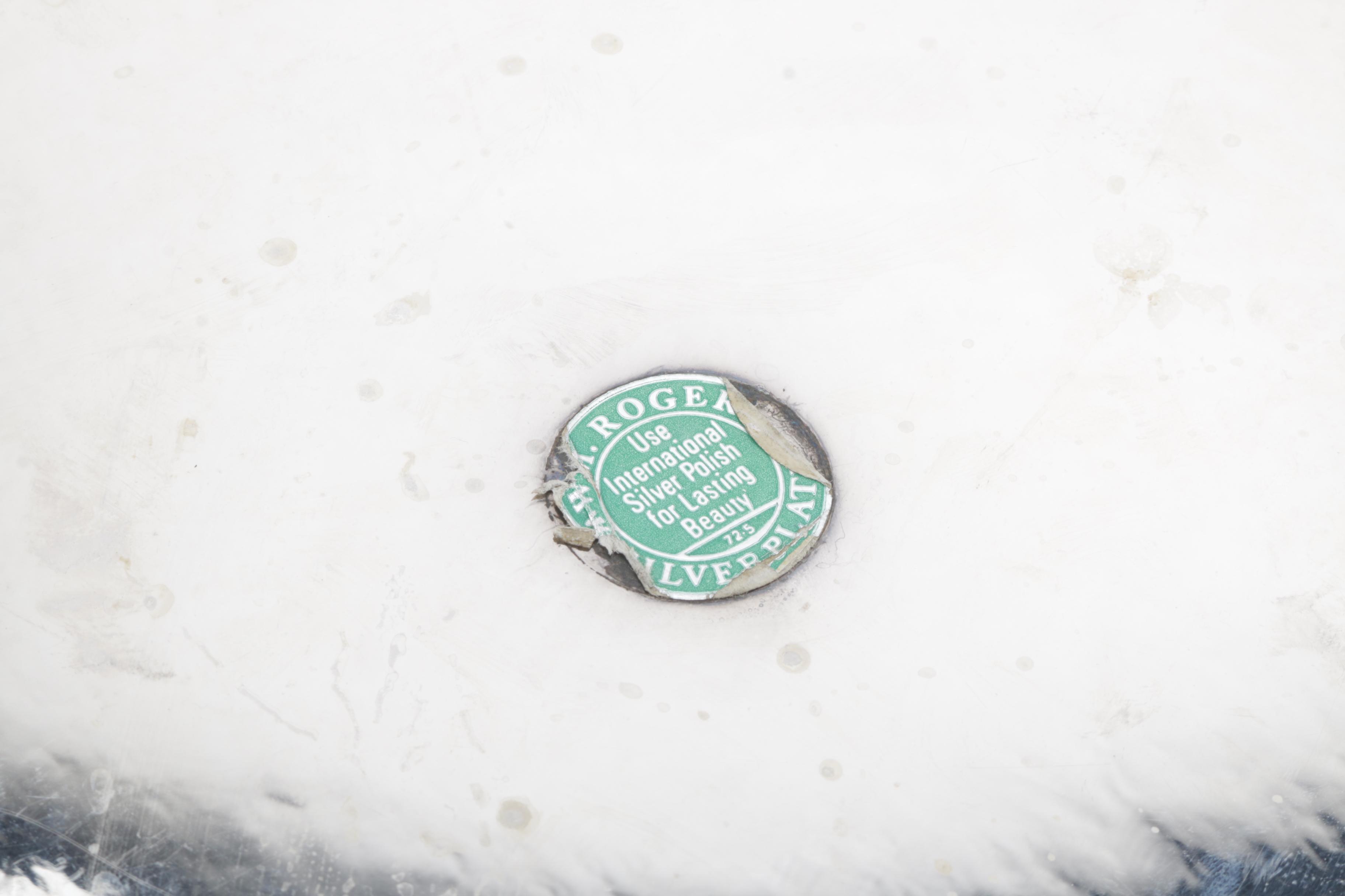 Two Wm. Rogers Silver-Plated Platters