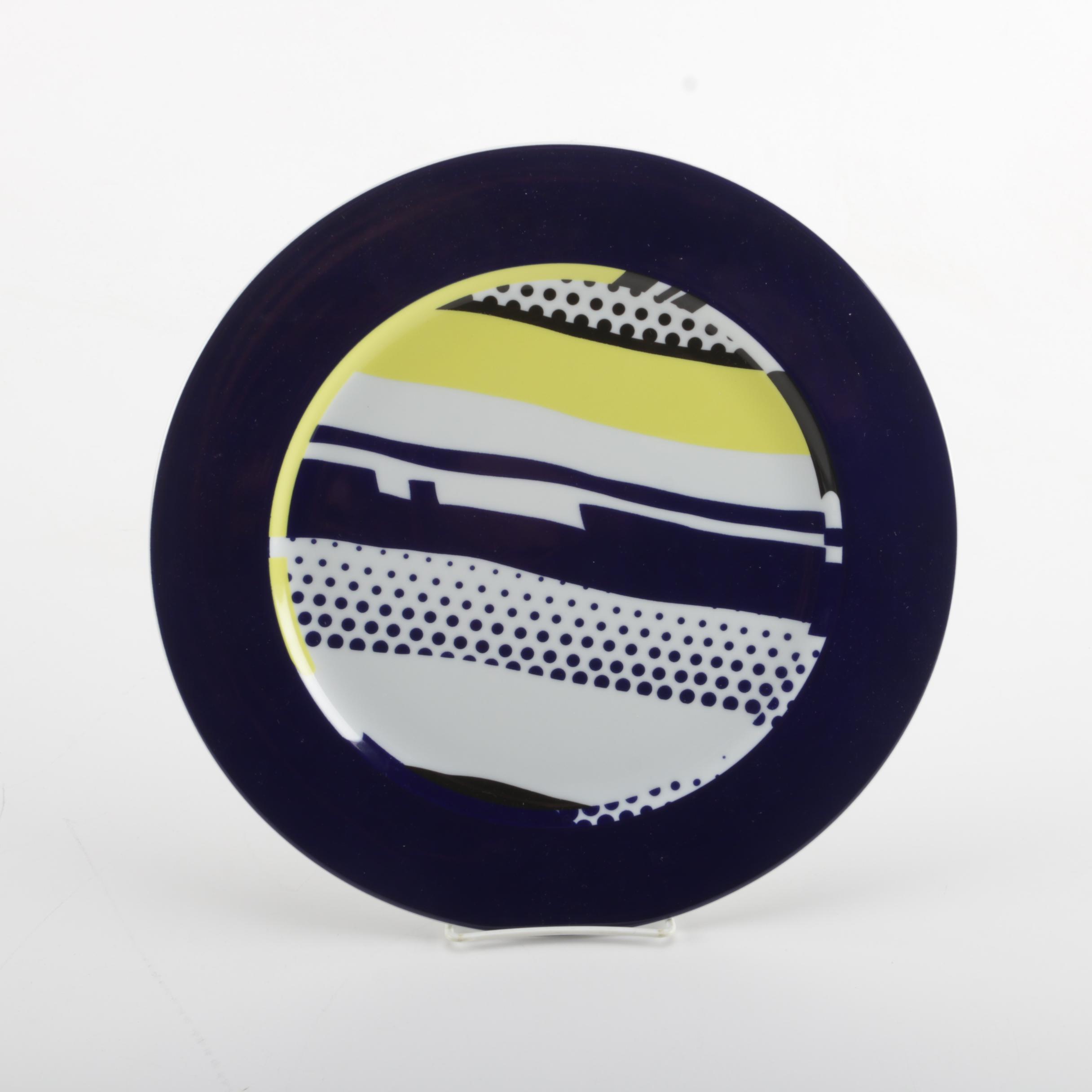 Roy Lichtenstein Limited Edition Rosenthal Plate
