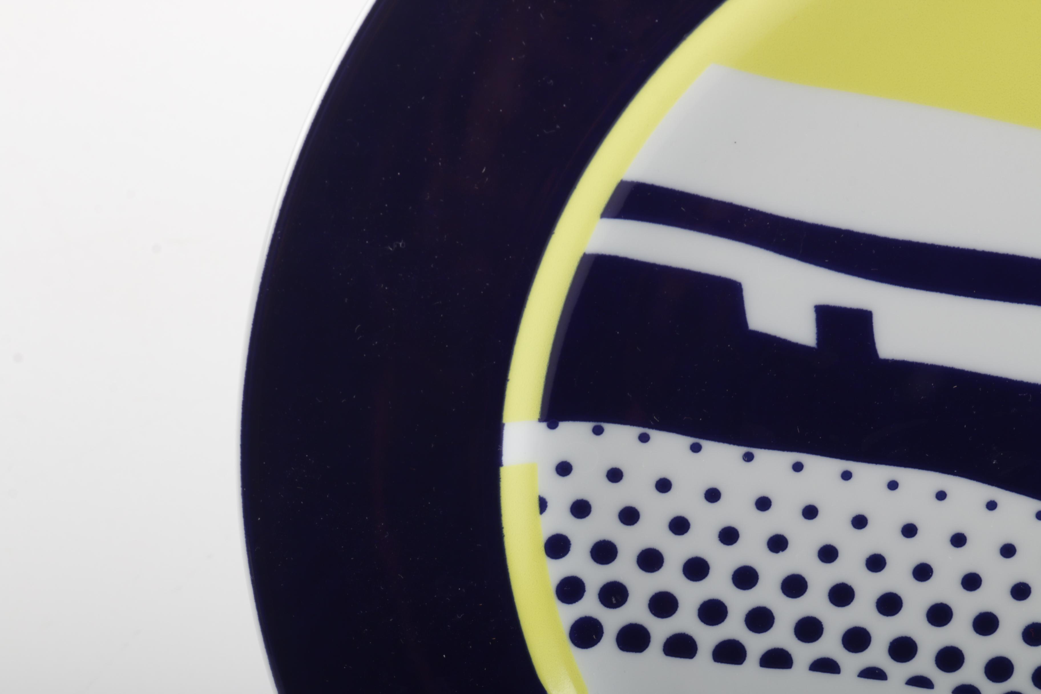 Roy Lichtenstein Limited Edition Rosenthal Plate