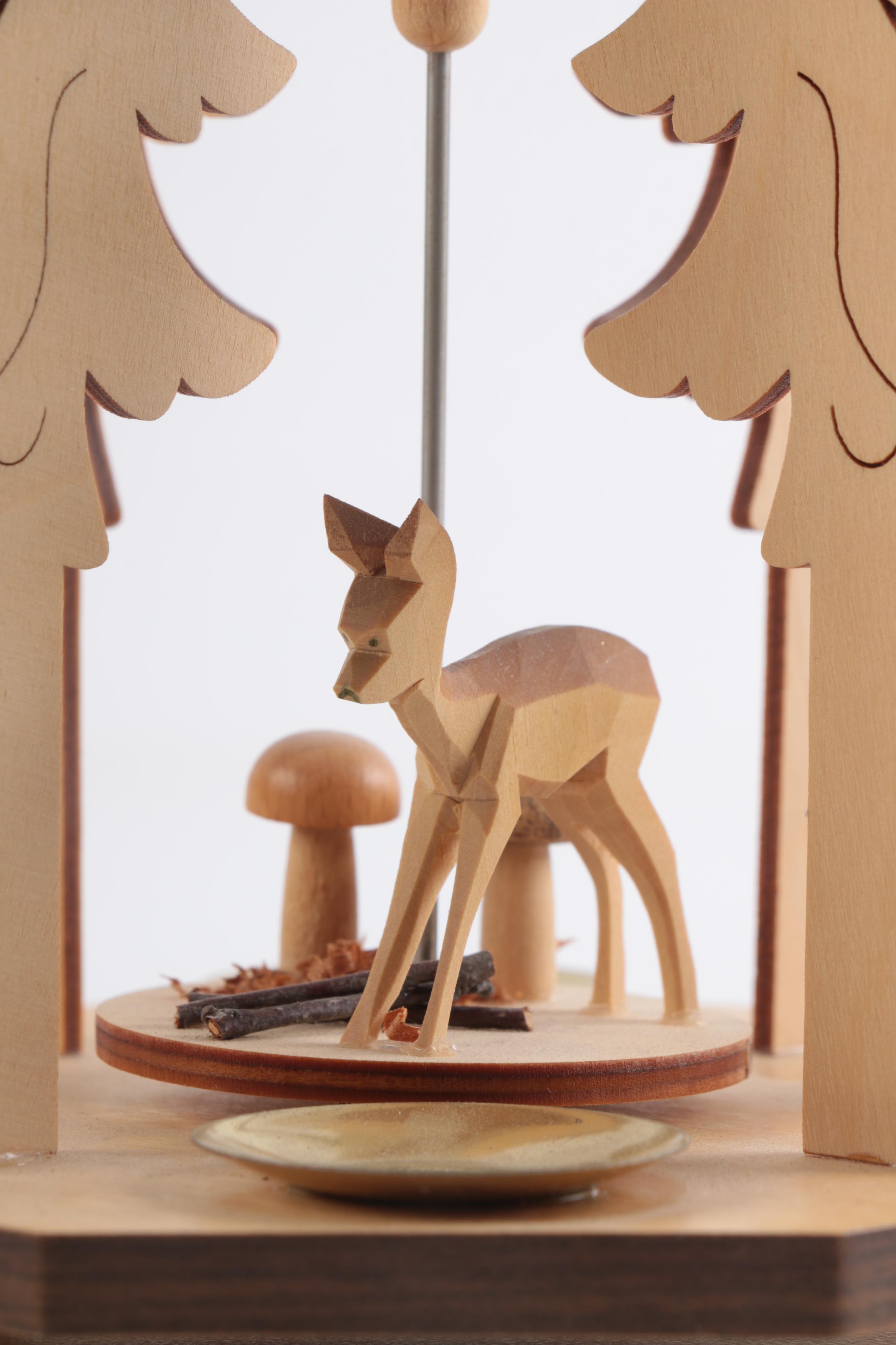 German Wooden Christmas Carousel