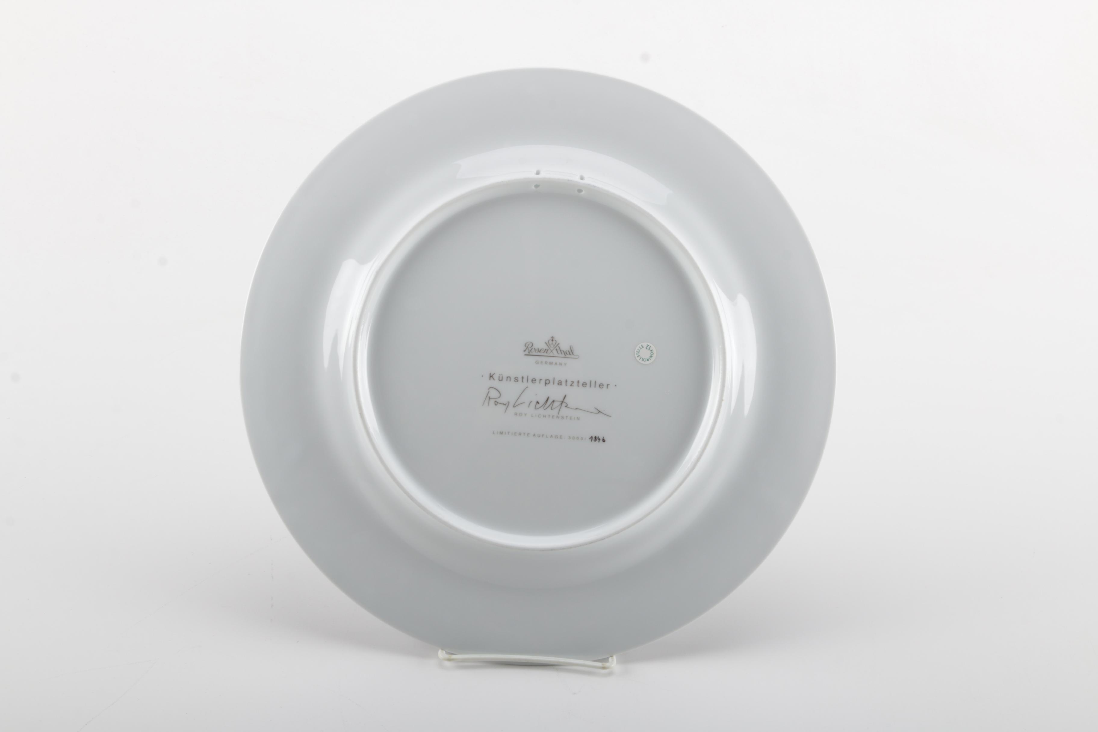 Roy Lichtenstein Limited Edition Rosenthal Dish