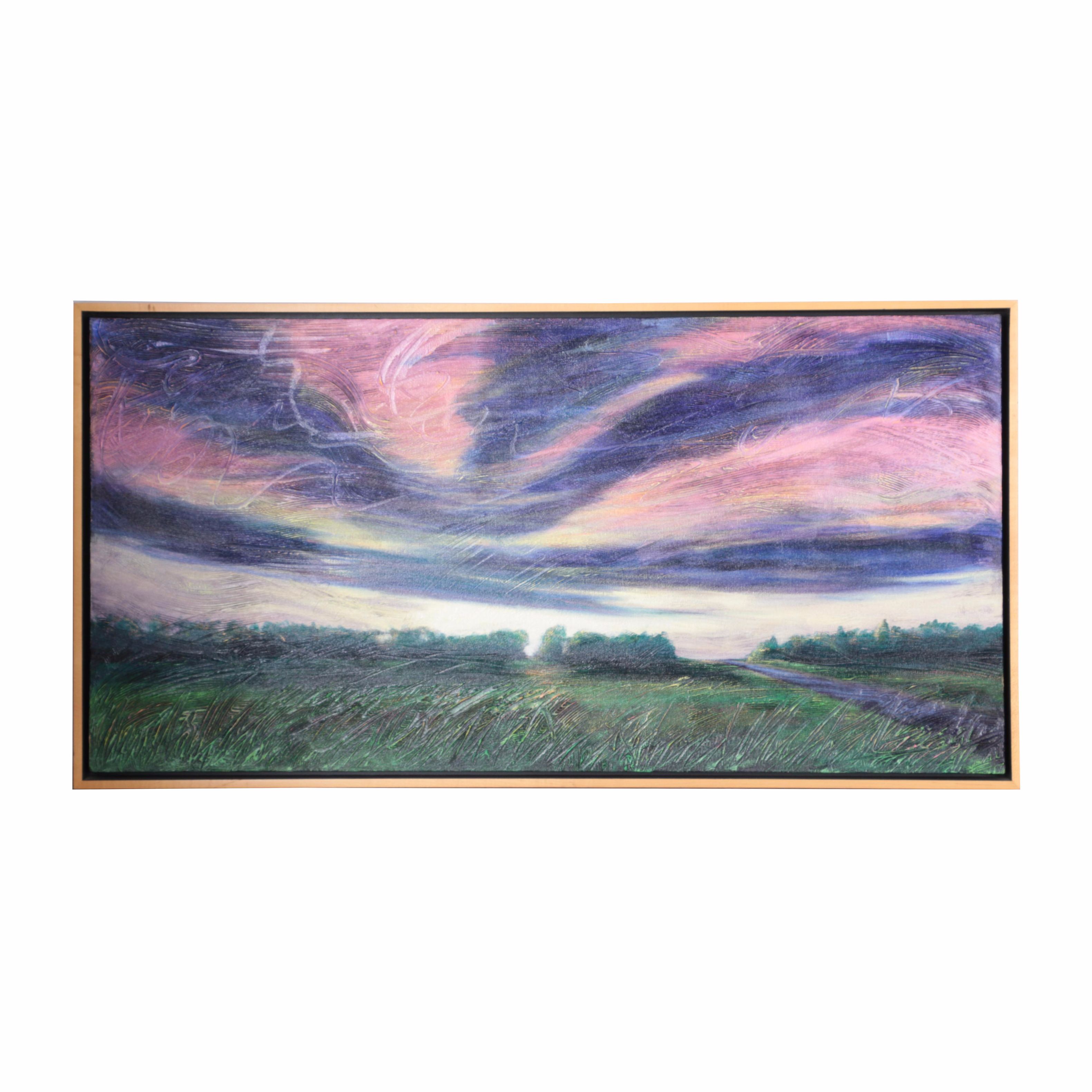 Kay Brathol Hostvet Acrylic Painting "Clean Sweep"