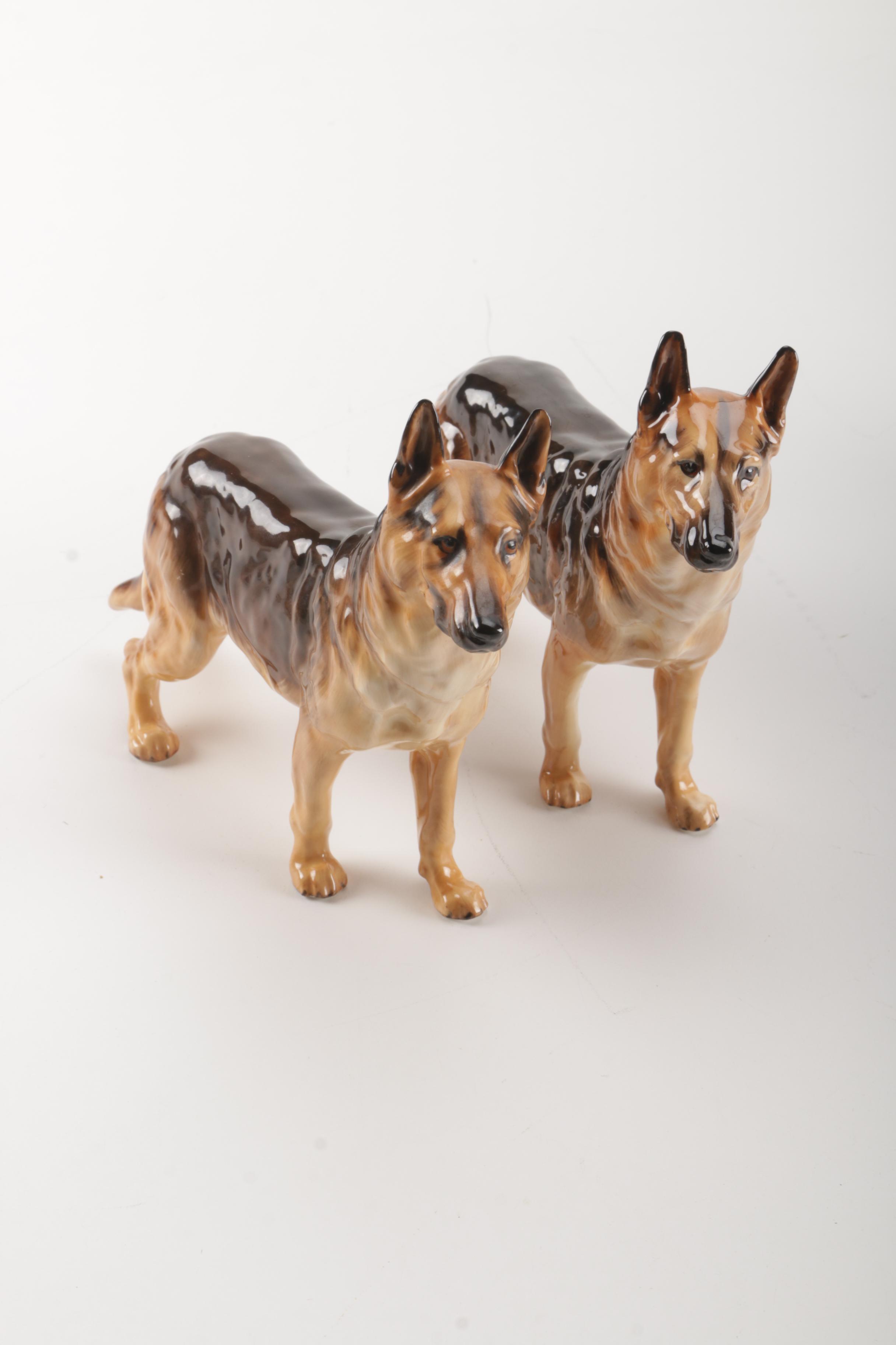 Royal Doulton Porcelain Dog Figurines