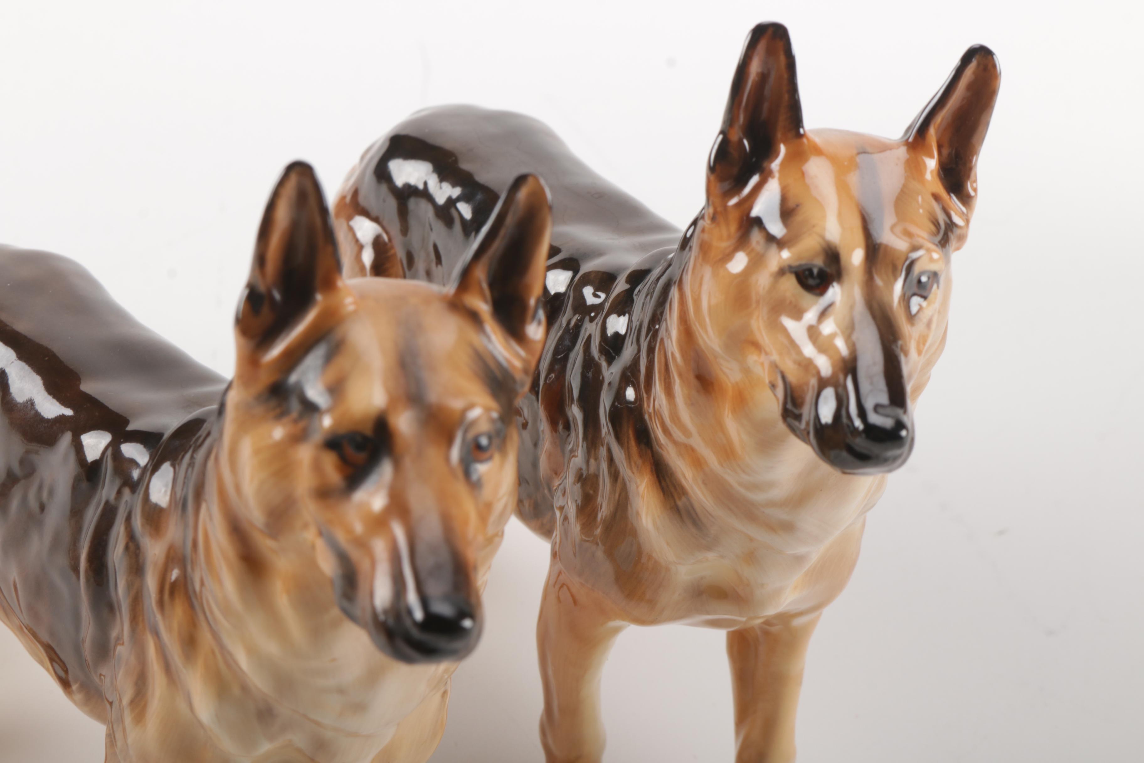 Royal Doulton Porcelain Dog Figurines