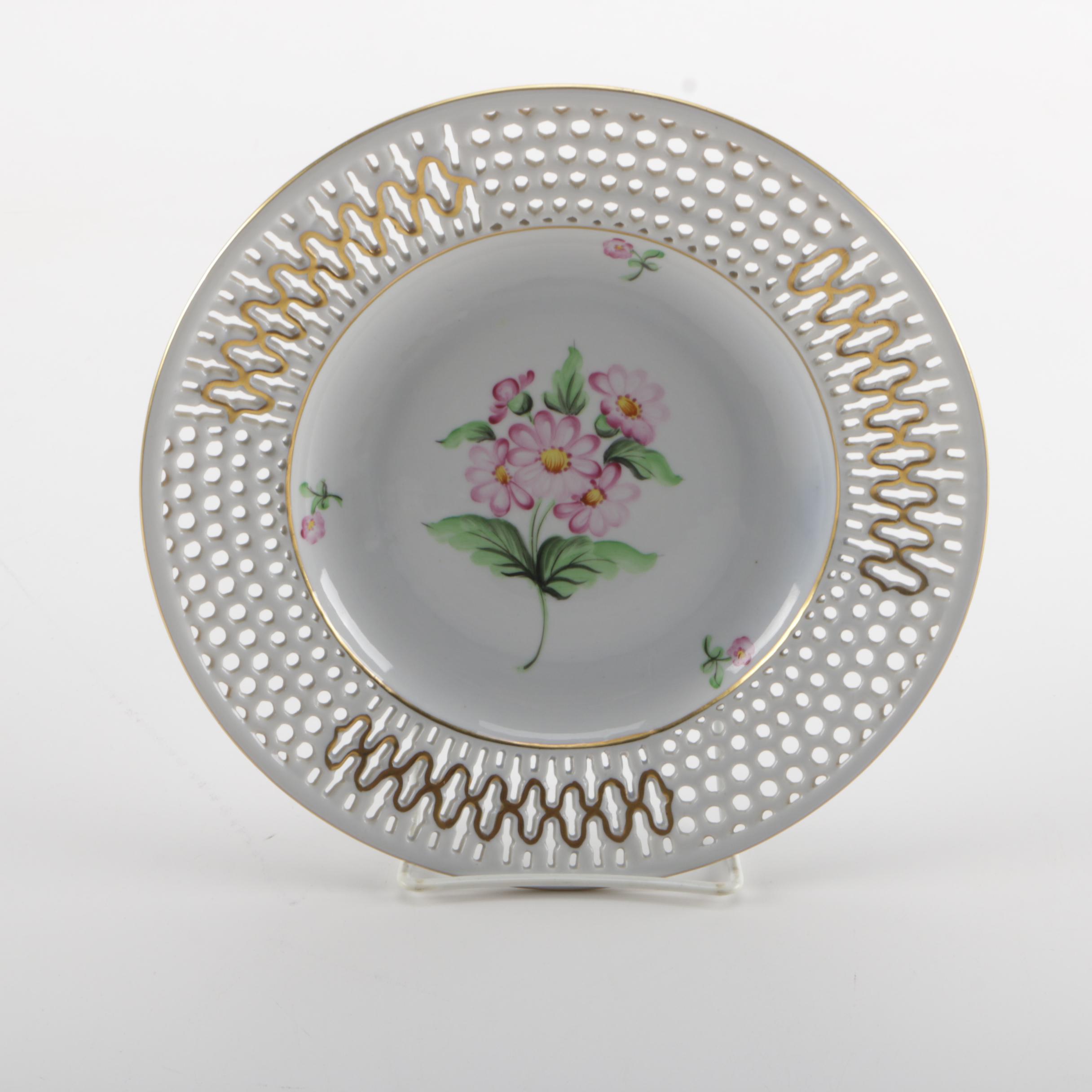 Herend Floral Student Plate