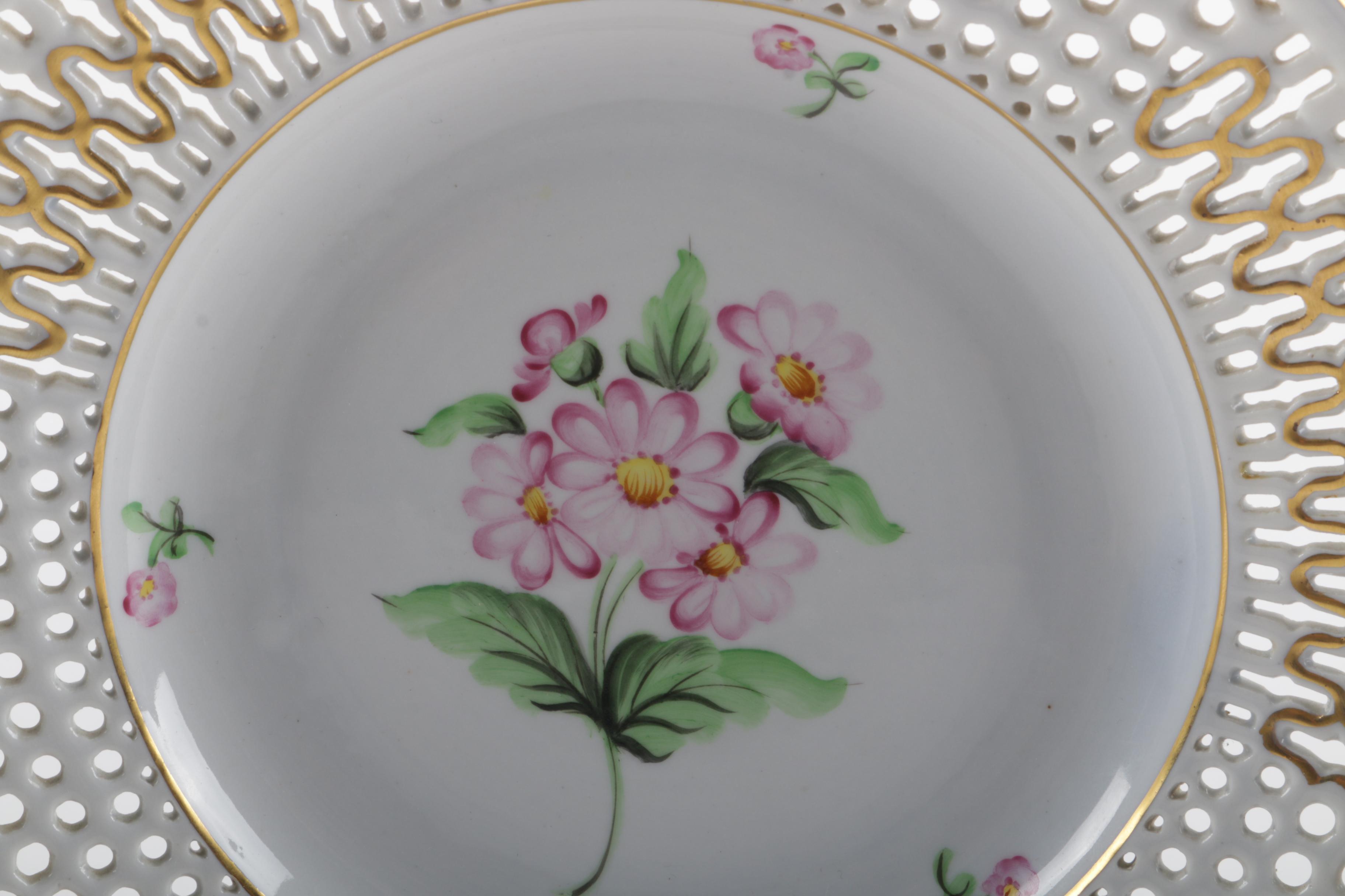 Herend Floral Student Plate