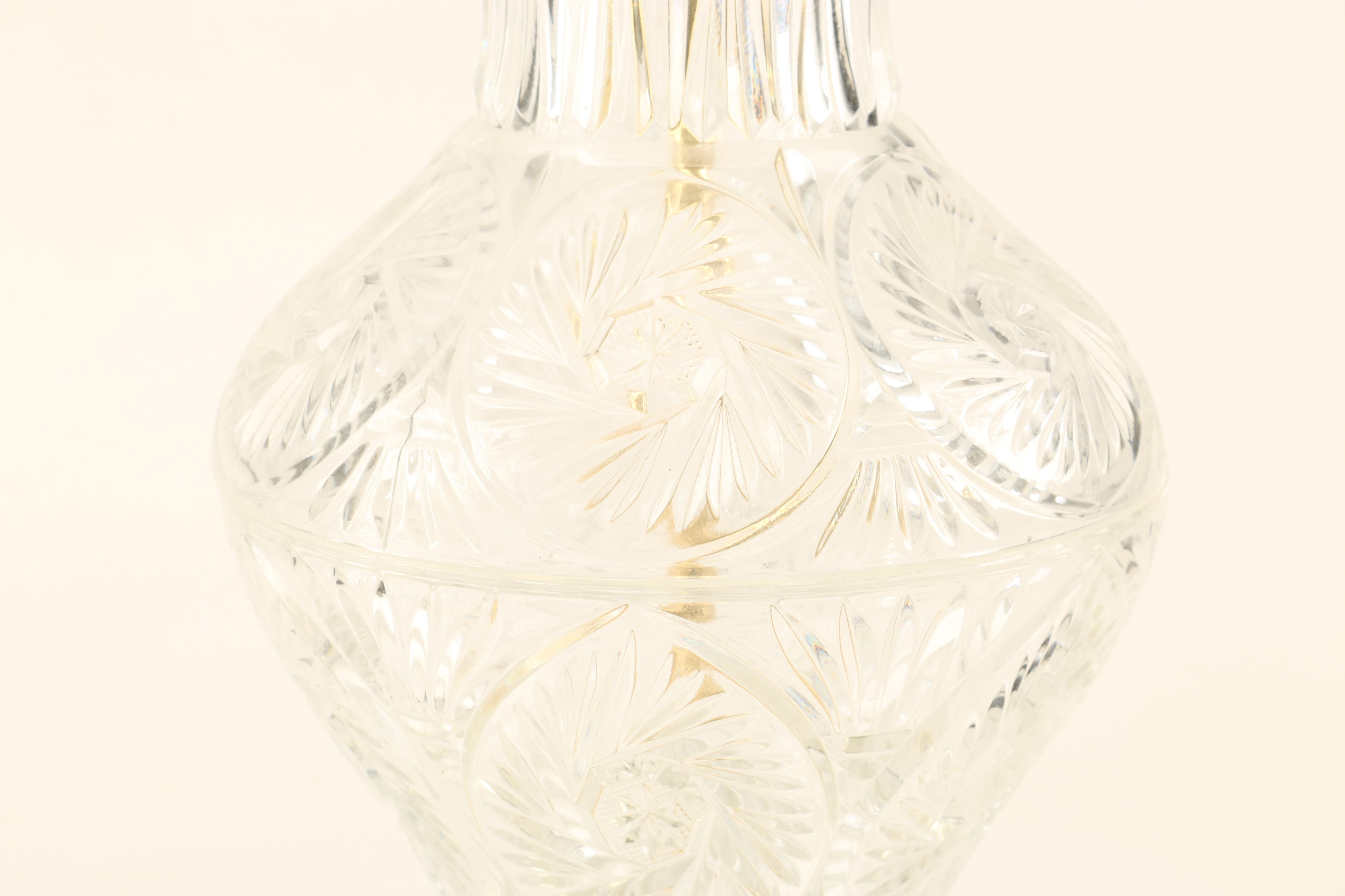 Pair of Crystal Lamps