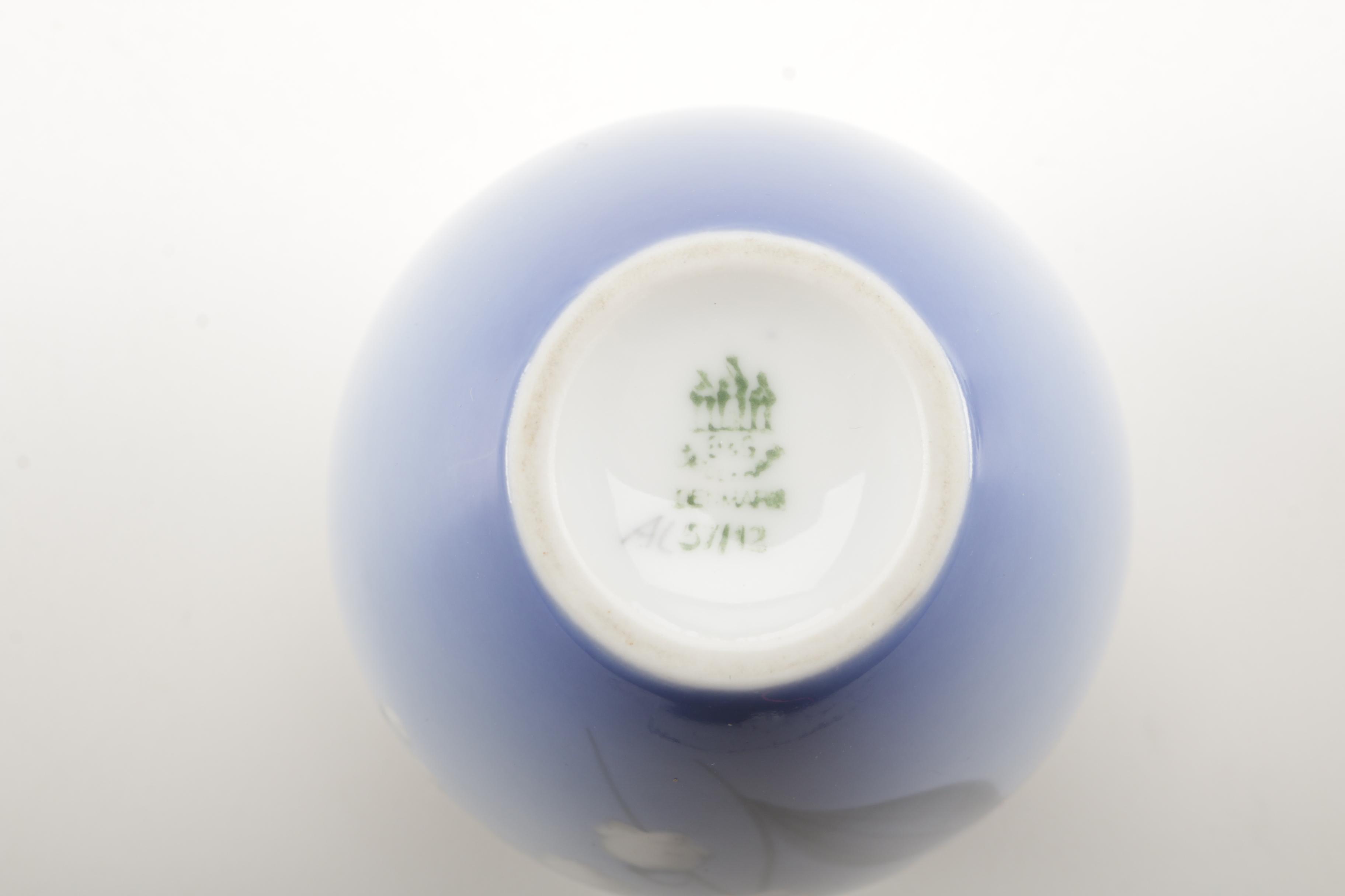 Porcelain Decor Including an Antique Meissen Plate