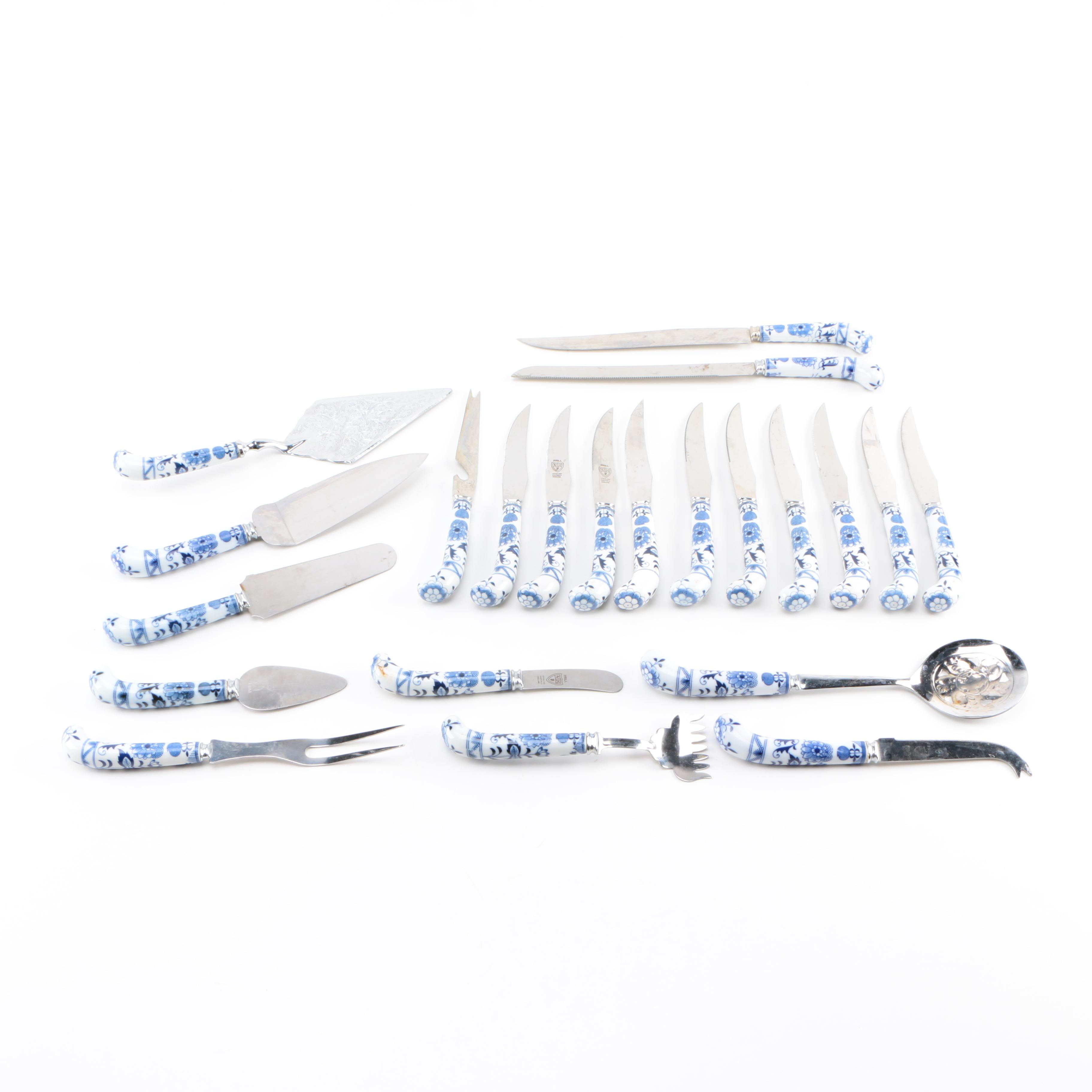 House of Prill "Blue Onion" Flatware