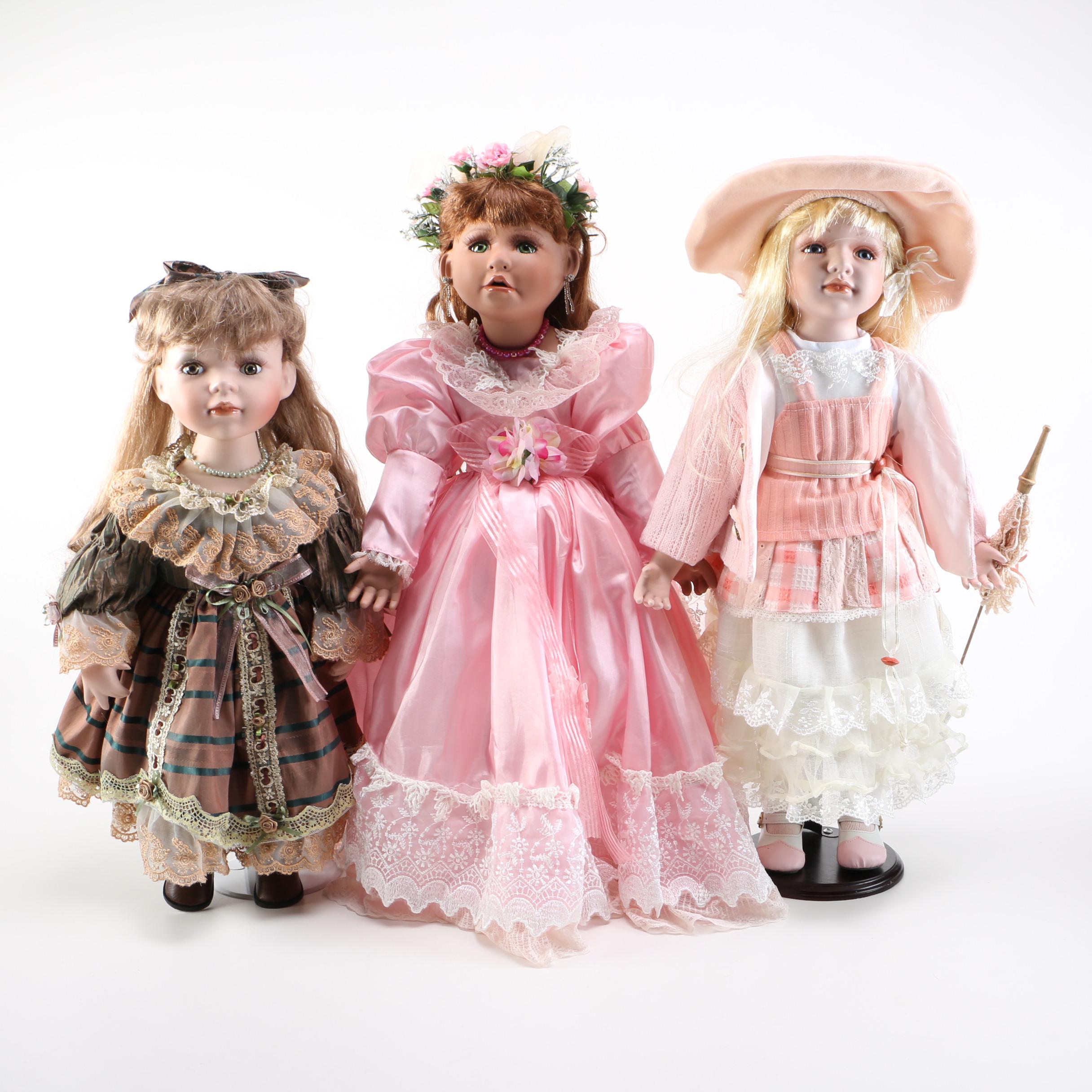 Porcelain Dolls including Paradise Galleries
