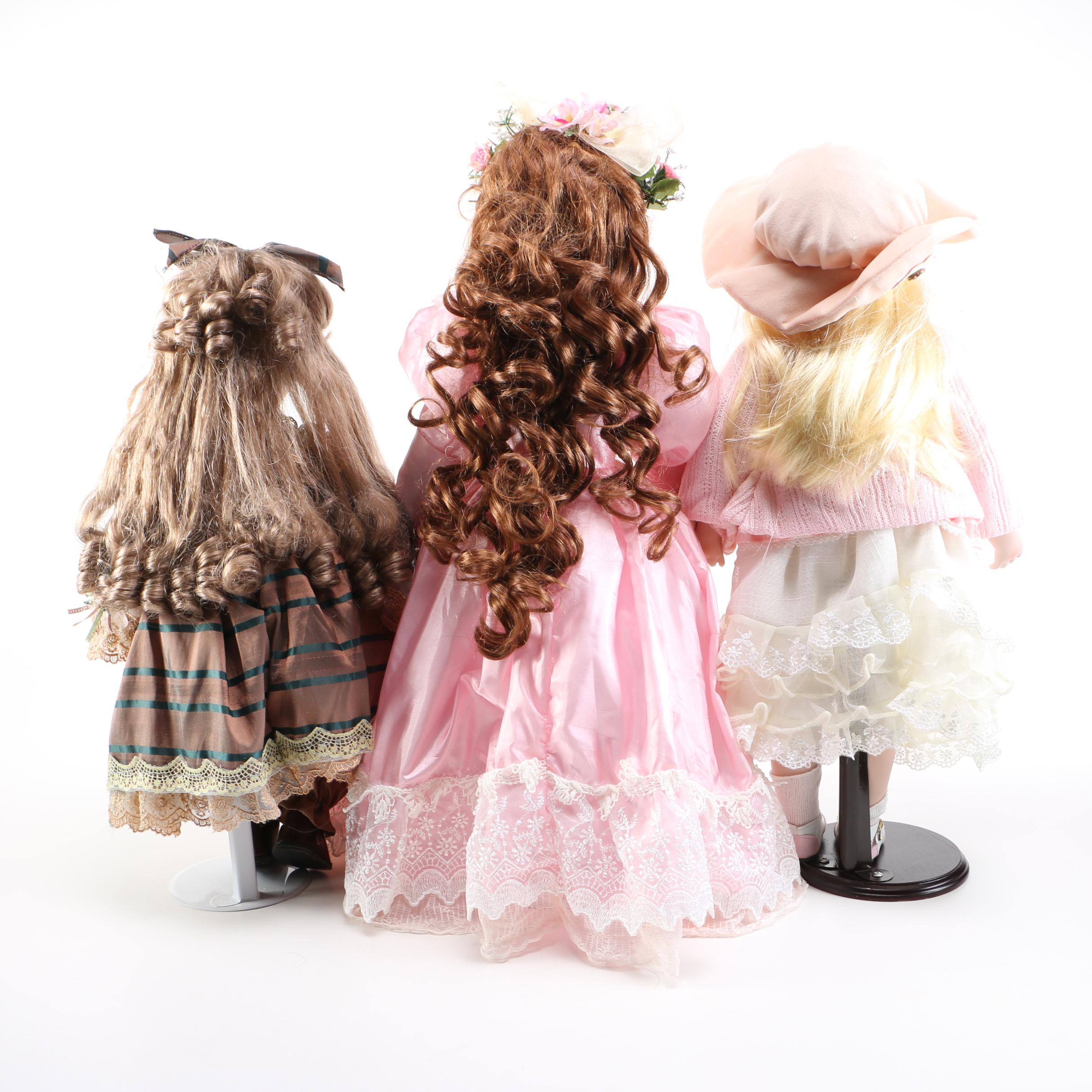 Porcelain Dolls including Paradise Galleries