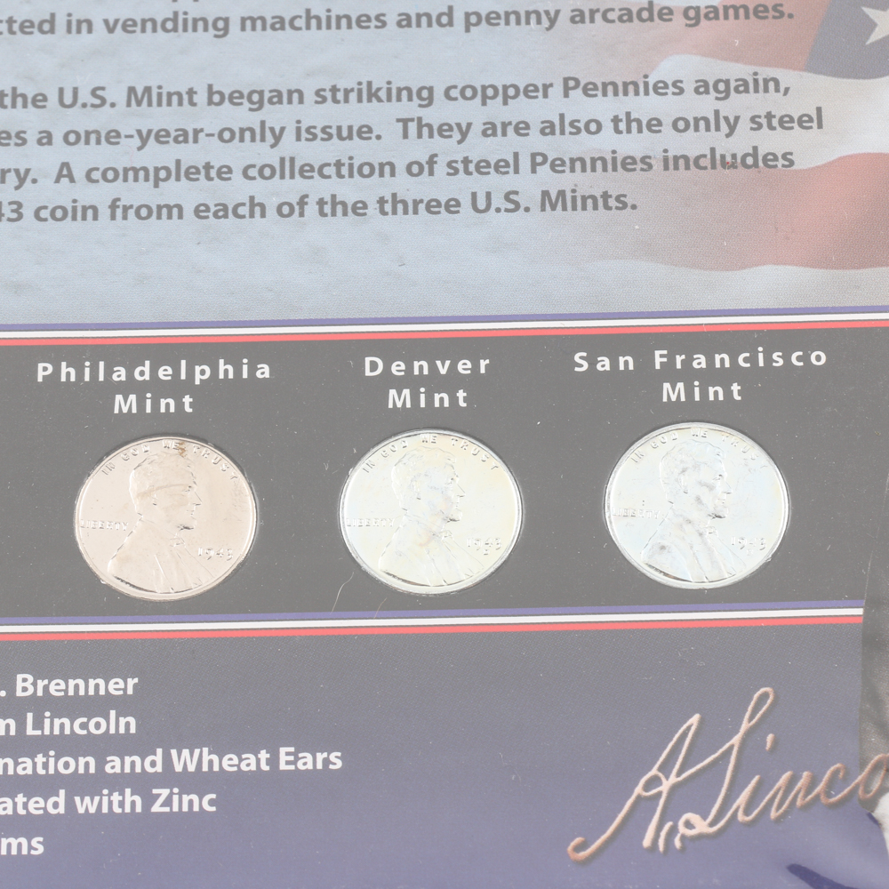 1943 Steel Cents "Wartime Emergency Issue