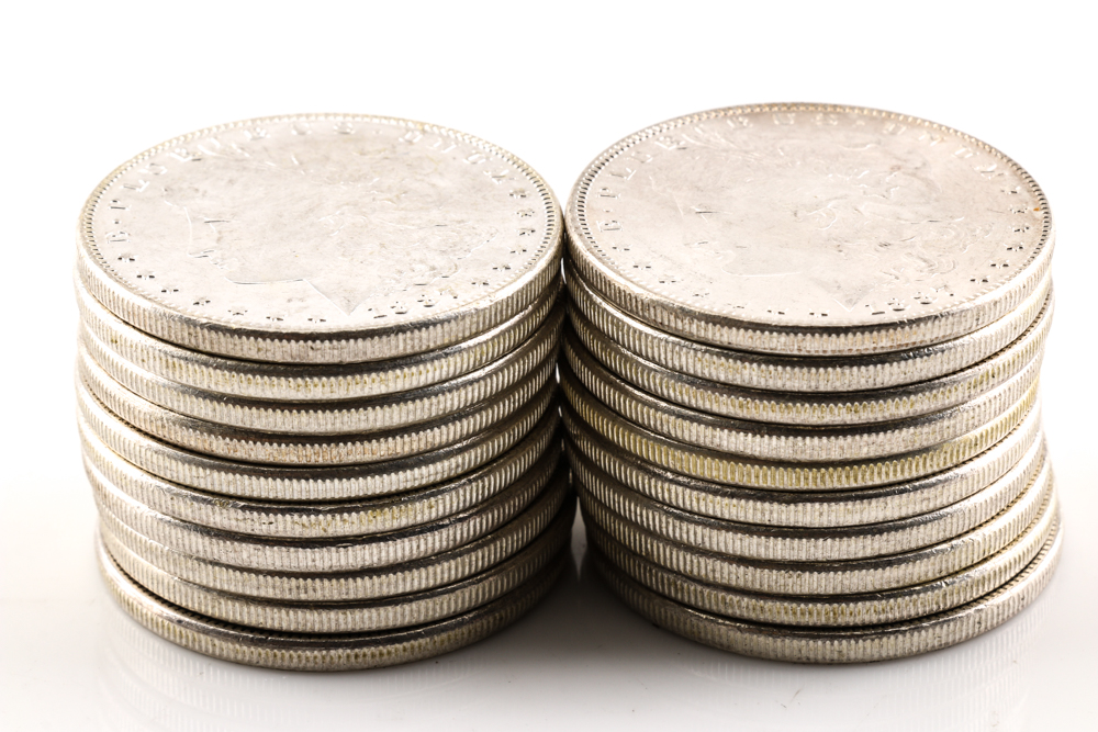 Roll of (20) Silver 1887 Morgan Dollars