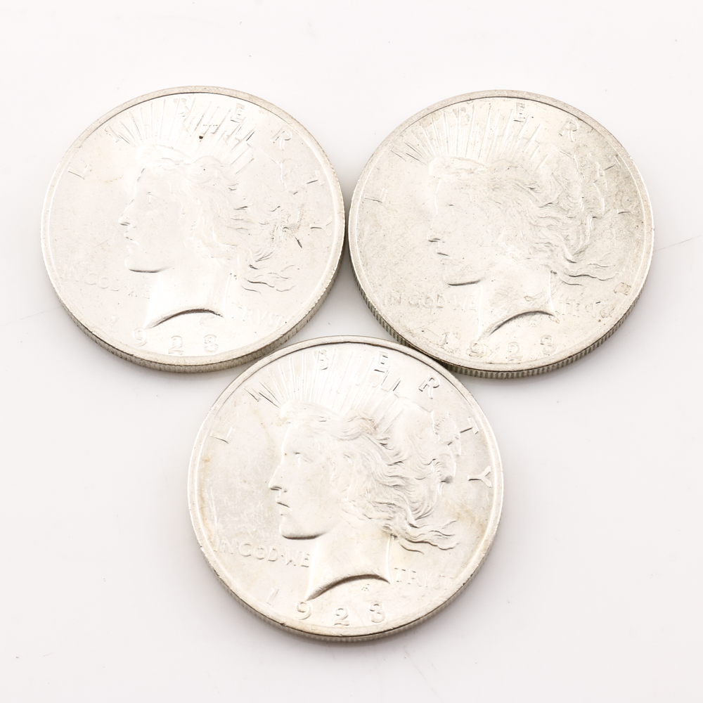 Roll of (20) Silver 1923 Peace Dollar