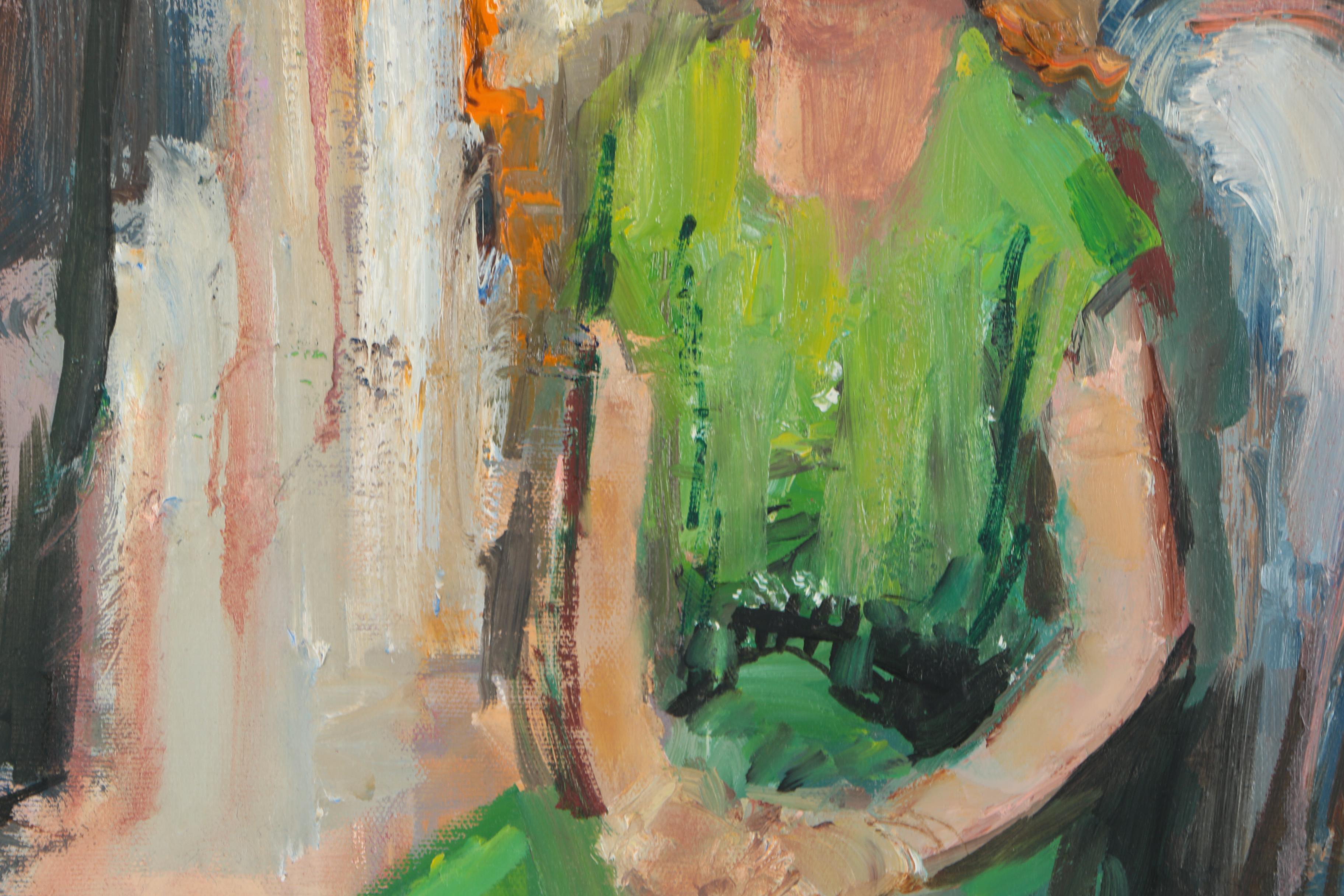 Original Murat Kaboulov Oil Painting "Portrait of Nikita"