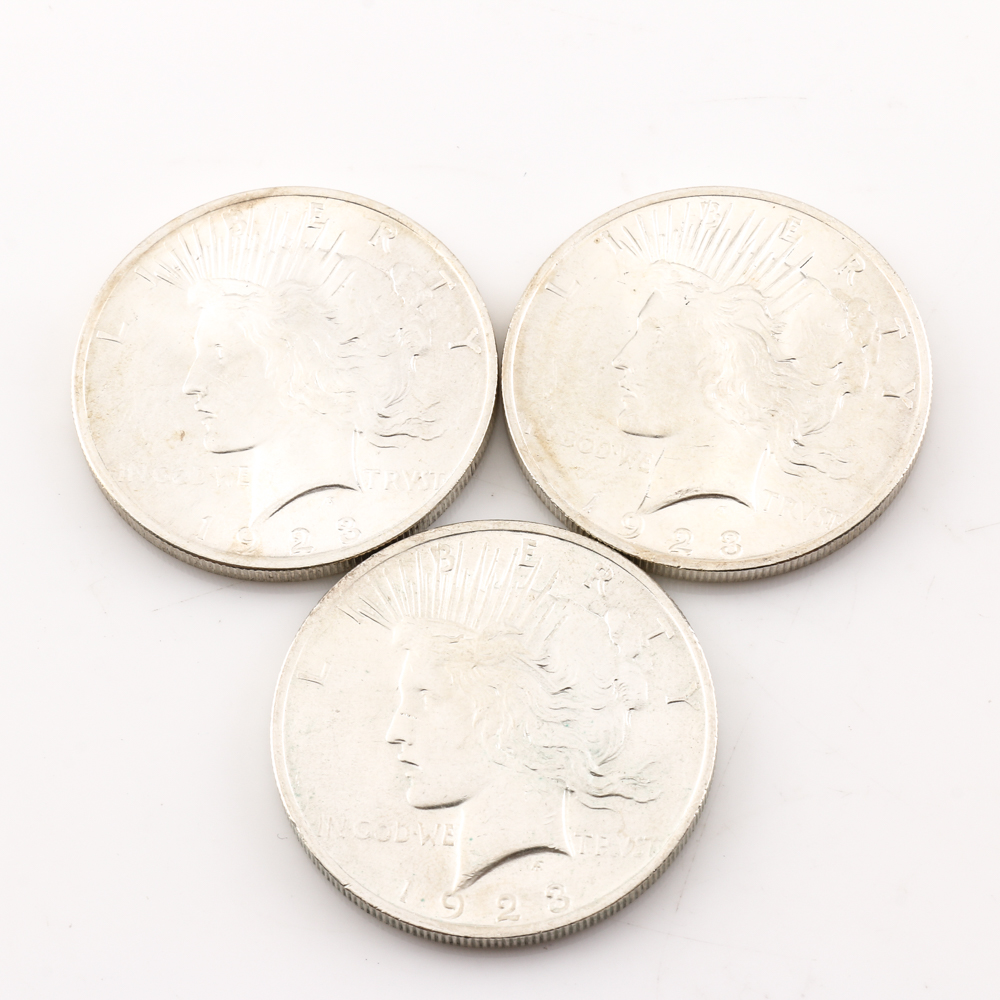 Roll of (20) Silver 1923 Peace Dollar