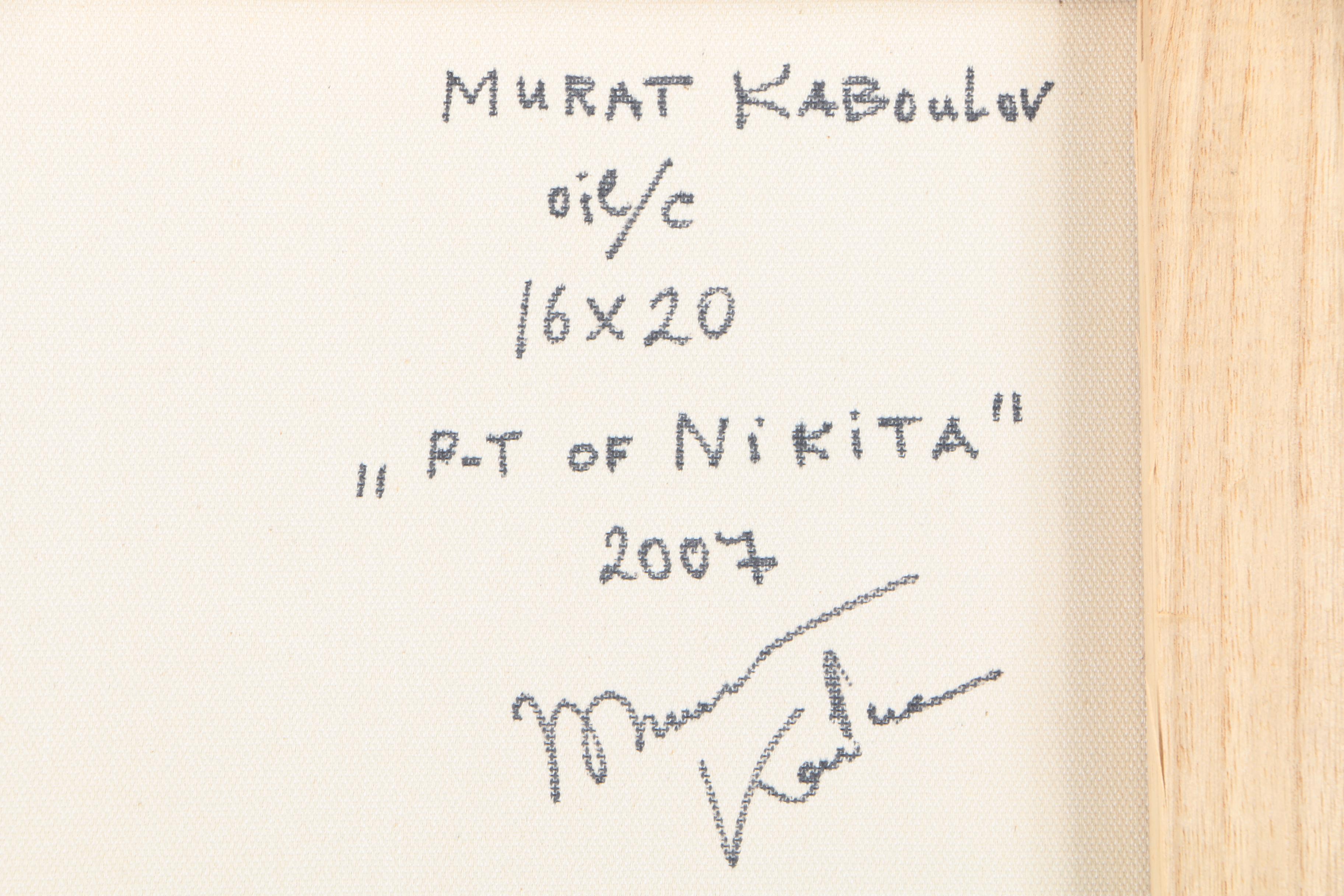 Original Murat Kaboulov Oil Painting "Portrait of Nikita"