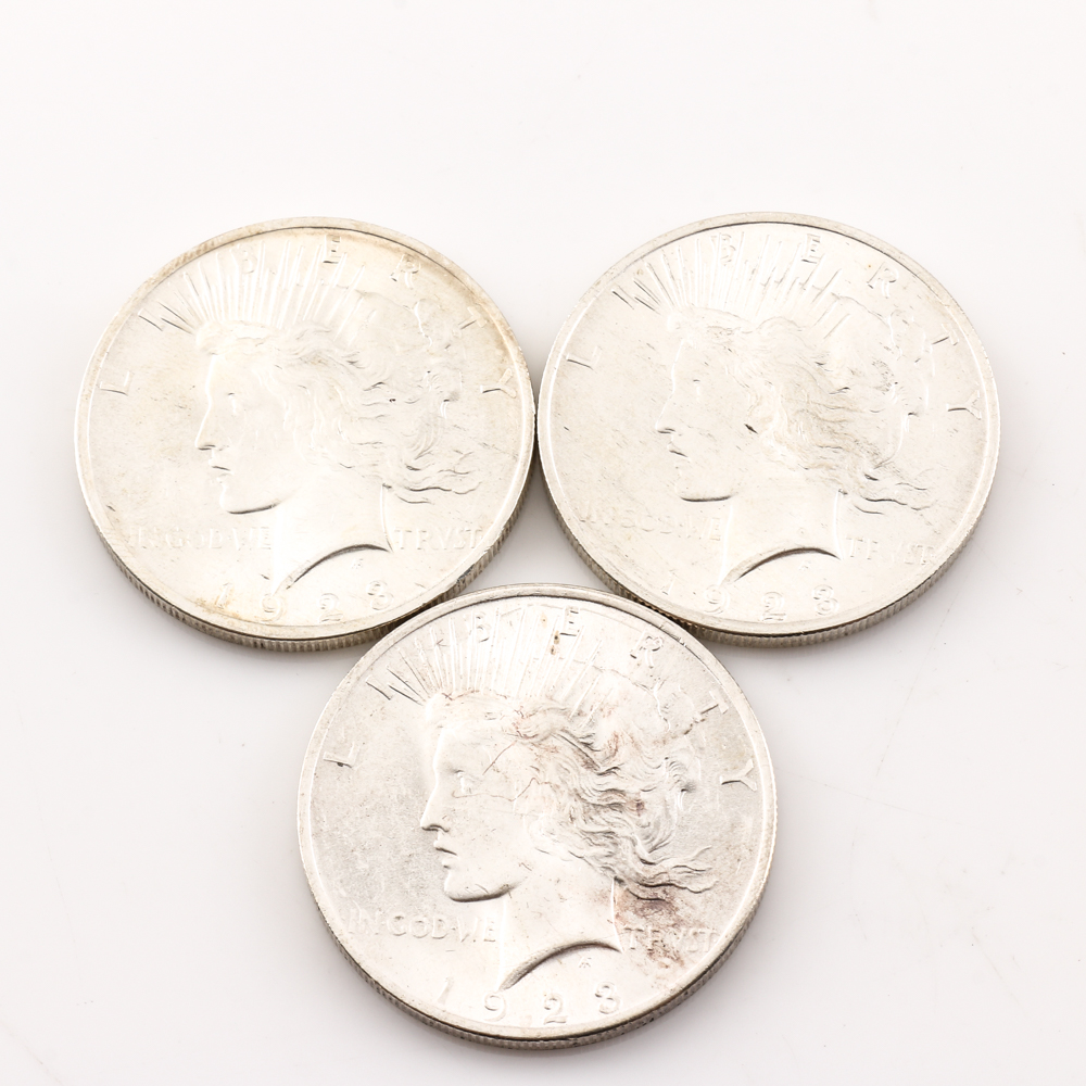 Roll of (20) Silver 1923 Peace Dollar