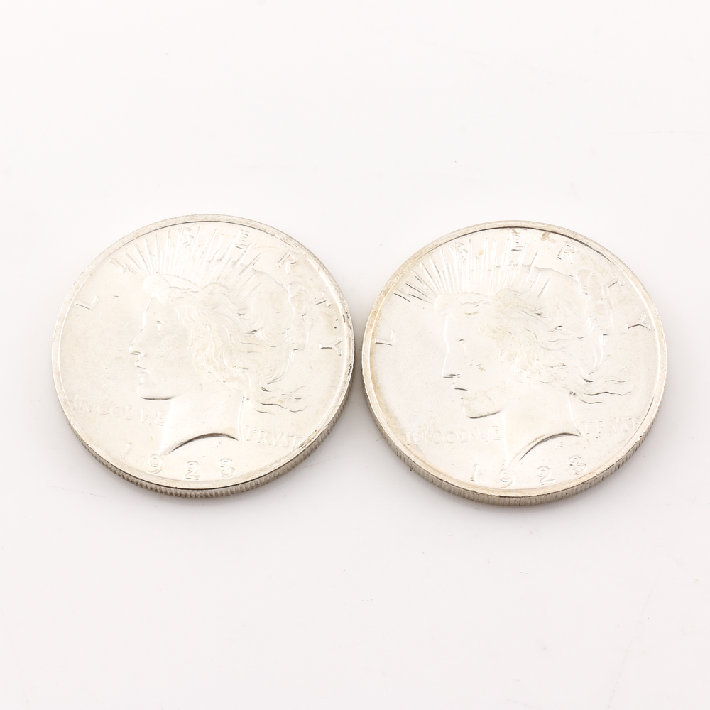 Roll of (20) Silver 1923 Peace Dollar
