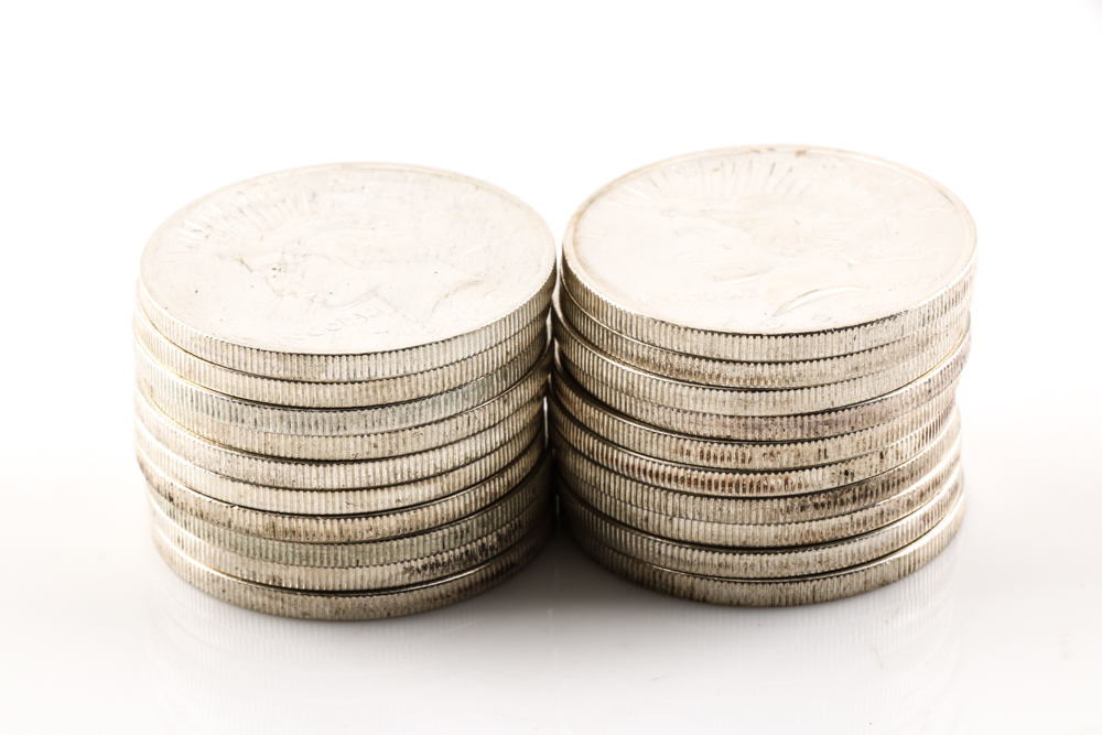 Roll of (20) Silver 1923 Peace Dollar