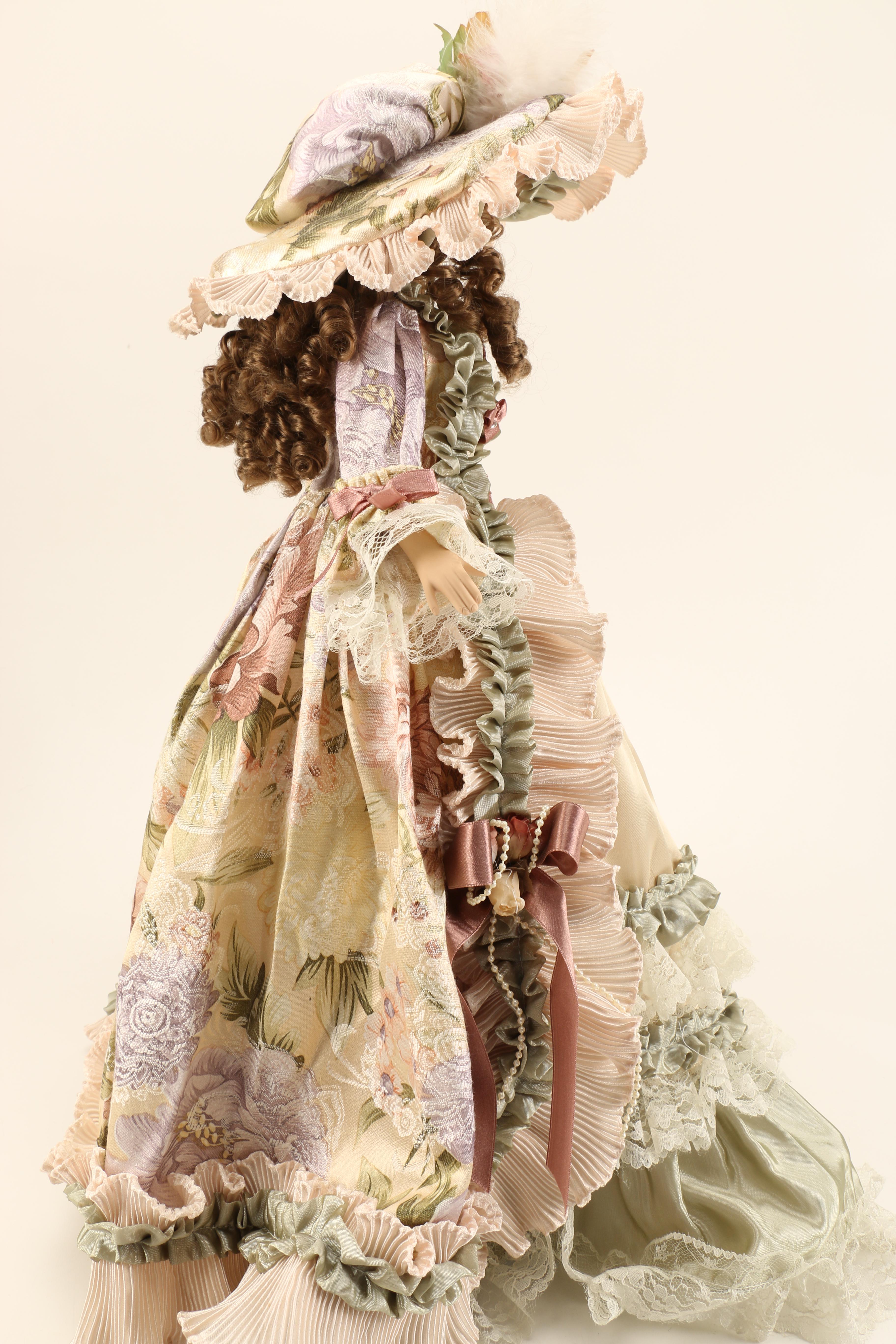 Trio of Victorian Style Porcelain Collector Dolls